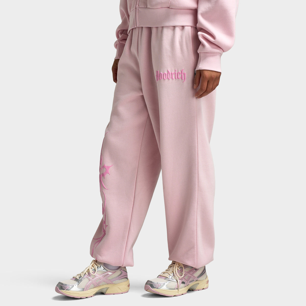 Hoodrich Femmes Pantalon Jogger surdimensionné Totem Festival Bloom / Nosegay - Bonbon