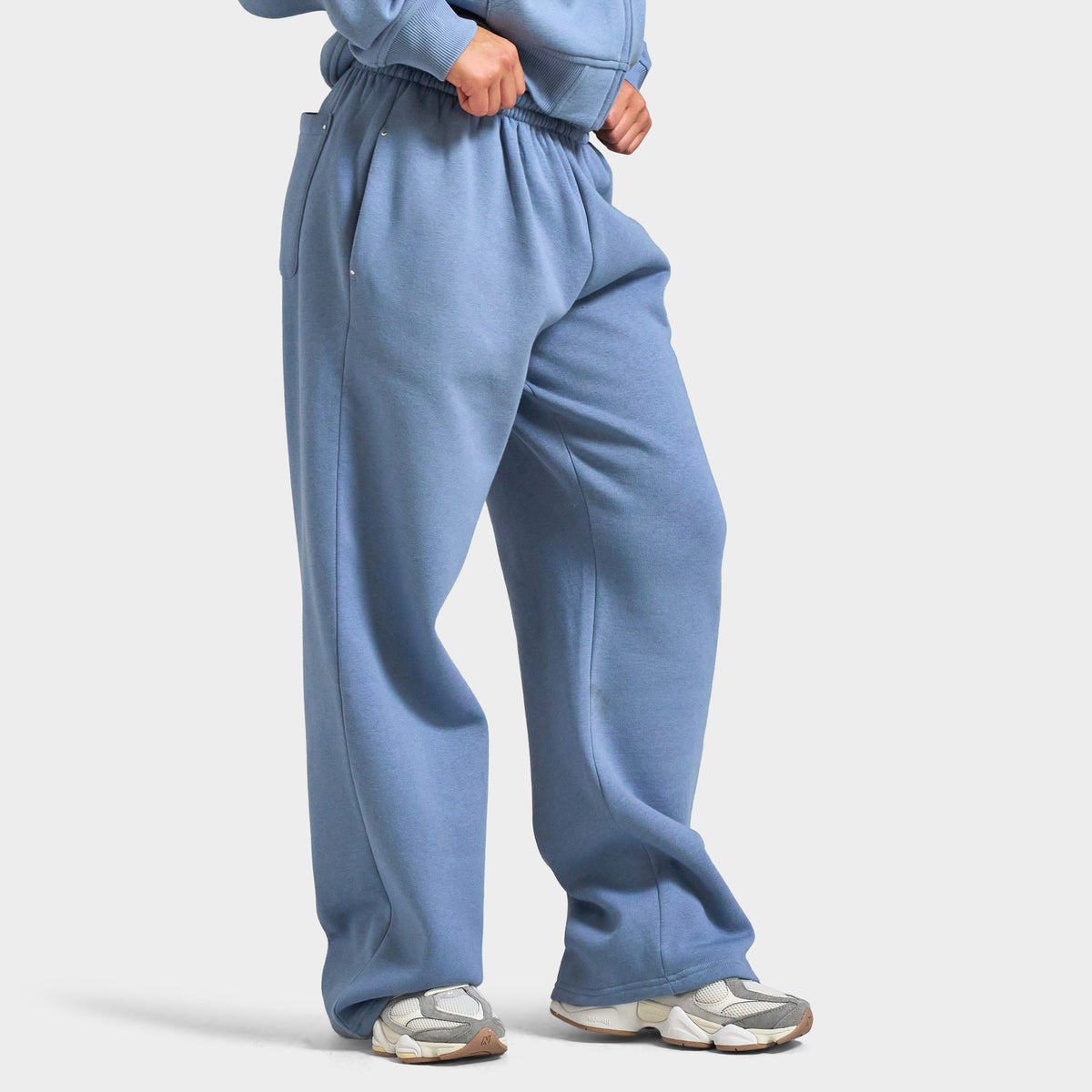 Hoodrich Cielo Oversized Wide-leg Joggers/Troposhere/ White