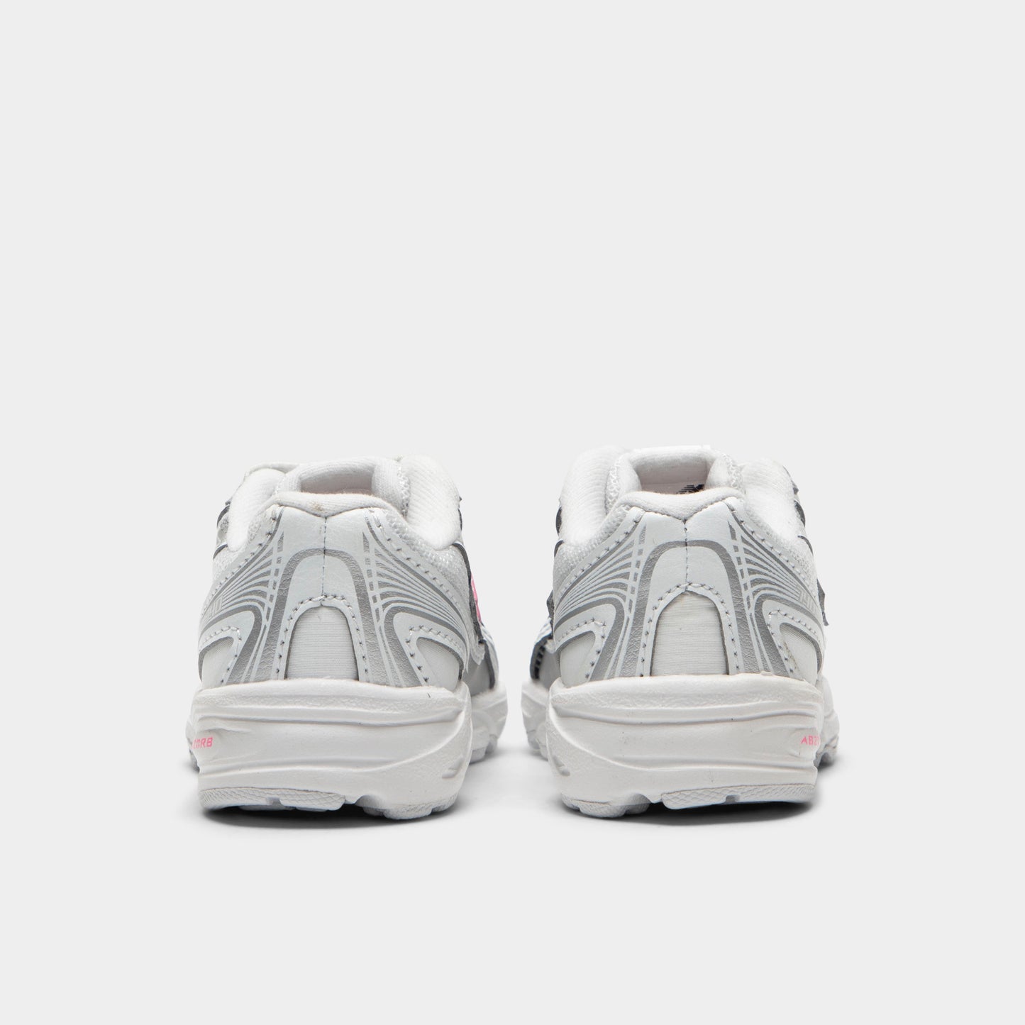 New Balance Infants' 740 Silver Metallic / Signal Pink