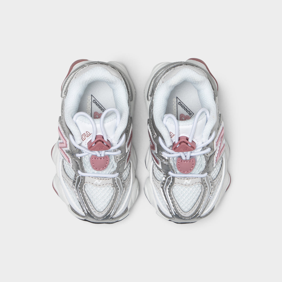 New Balance Infants' 9060 Bungee White / Rosewood