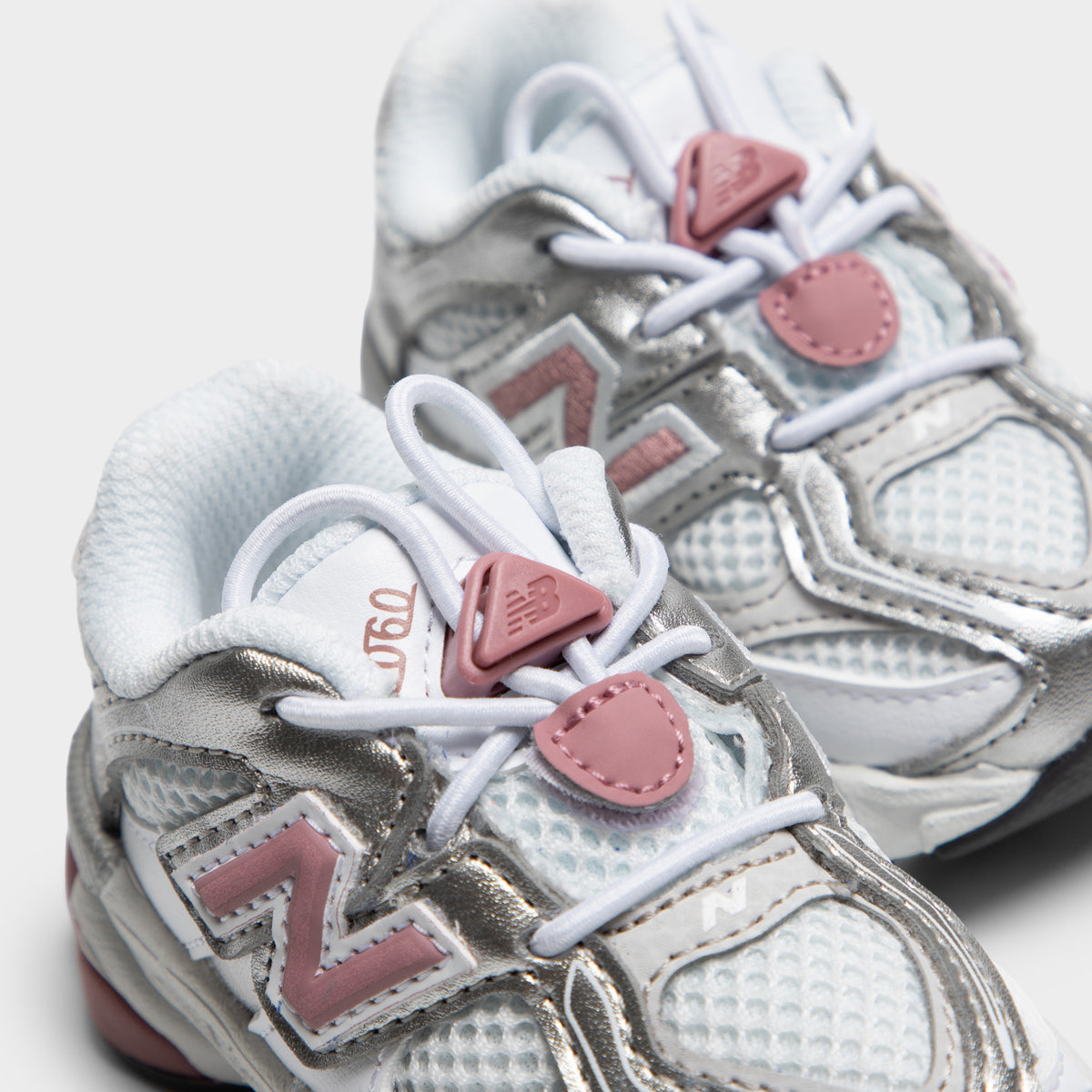 New Balance Infants' 9060 Bungee White / Rosewood
