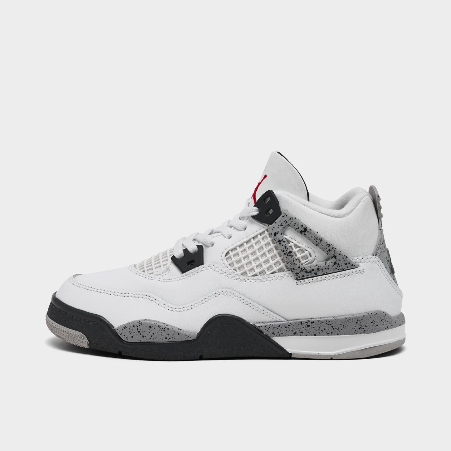 Jordan 4 Retro OG PS Summit White / Fire Red - Cement Grey