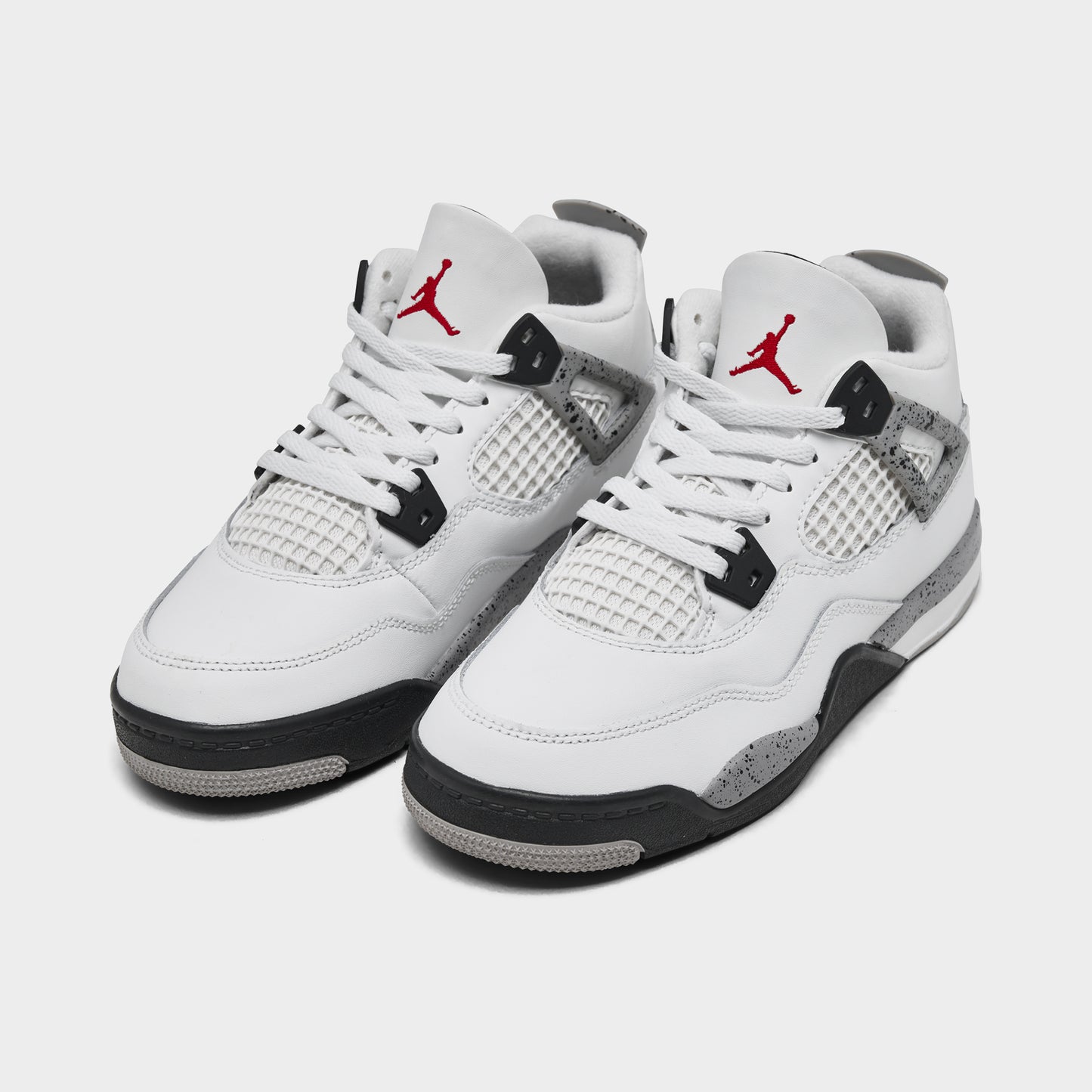 Jordan 4 Retro OG PS Summit White / Fire Red - Cement Grey