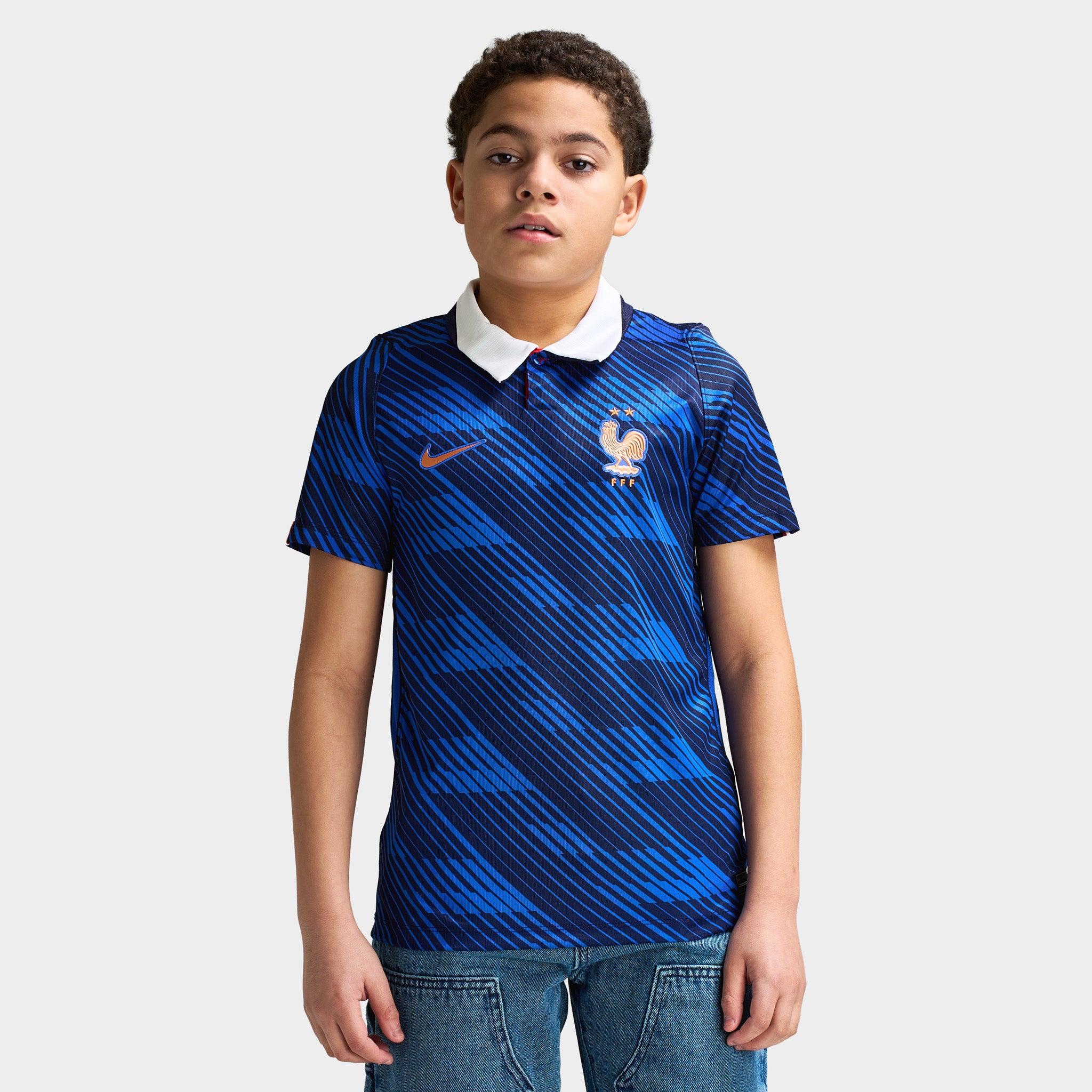 Nike Juniors' France Home Jersey / Blue – JD Sports