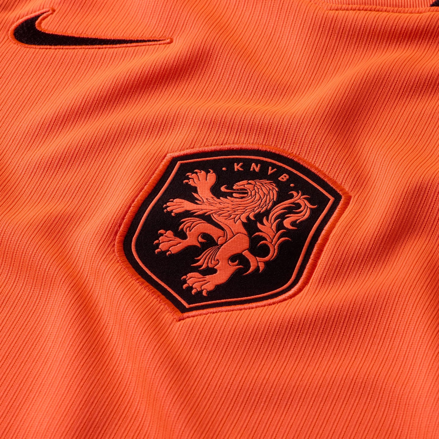 Nike Juniors' Netherlands Home Jersey / Orange