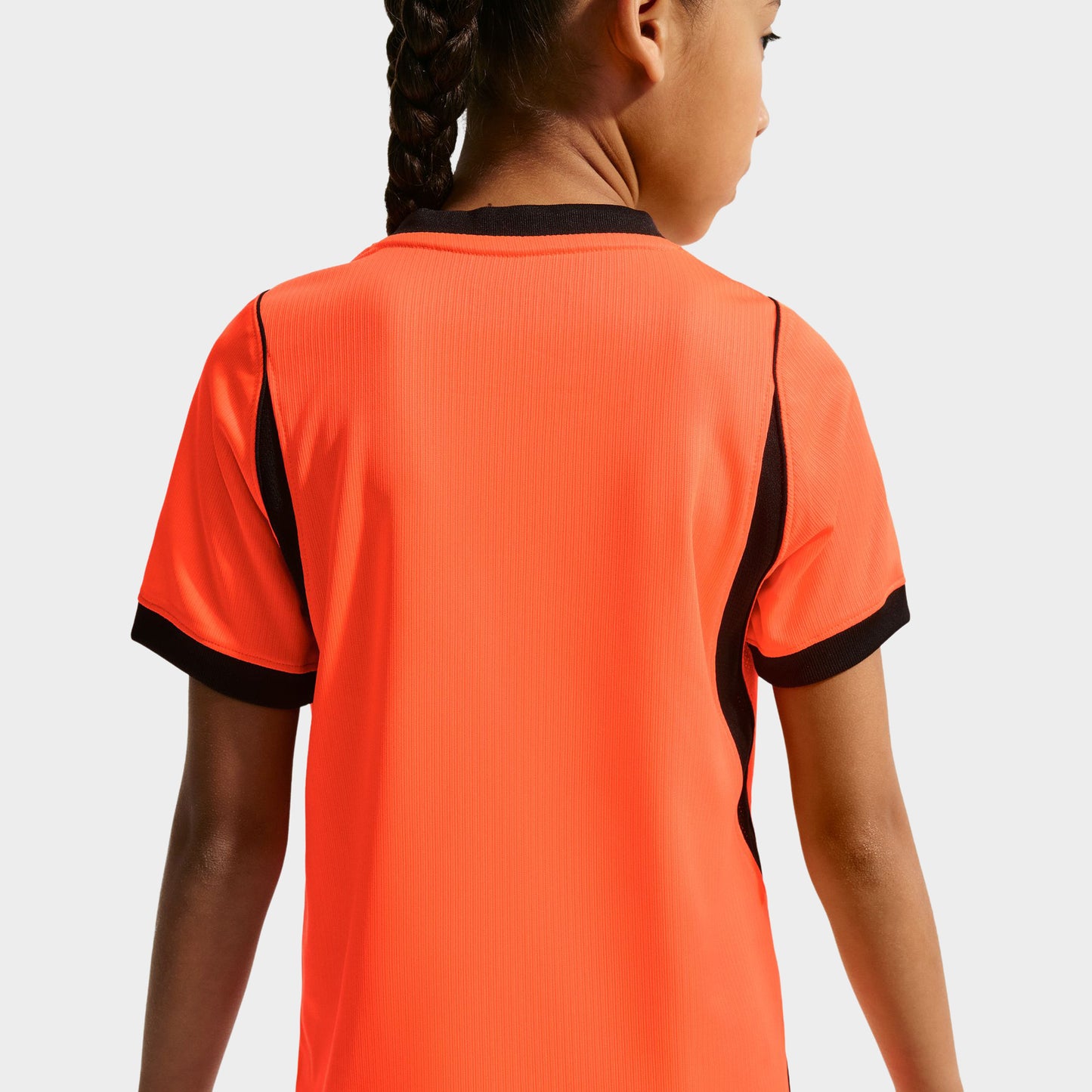 Nike Juniors' Netherlands Home Jersey / Orange