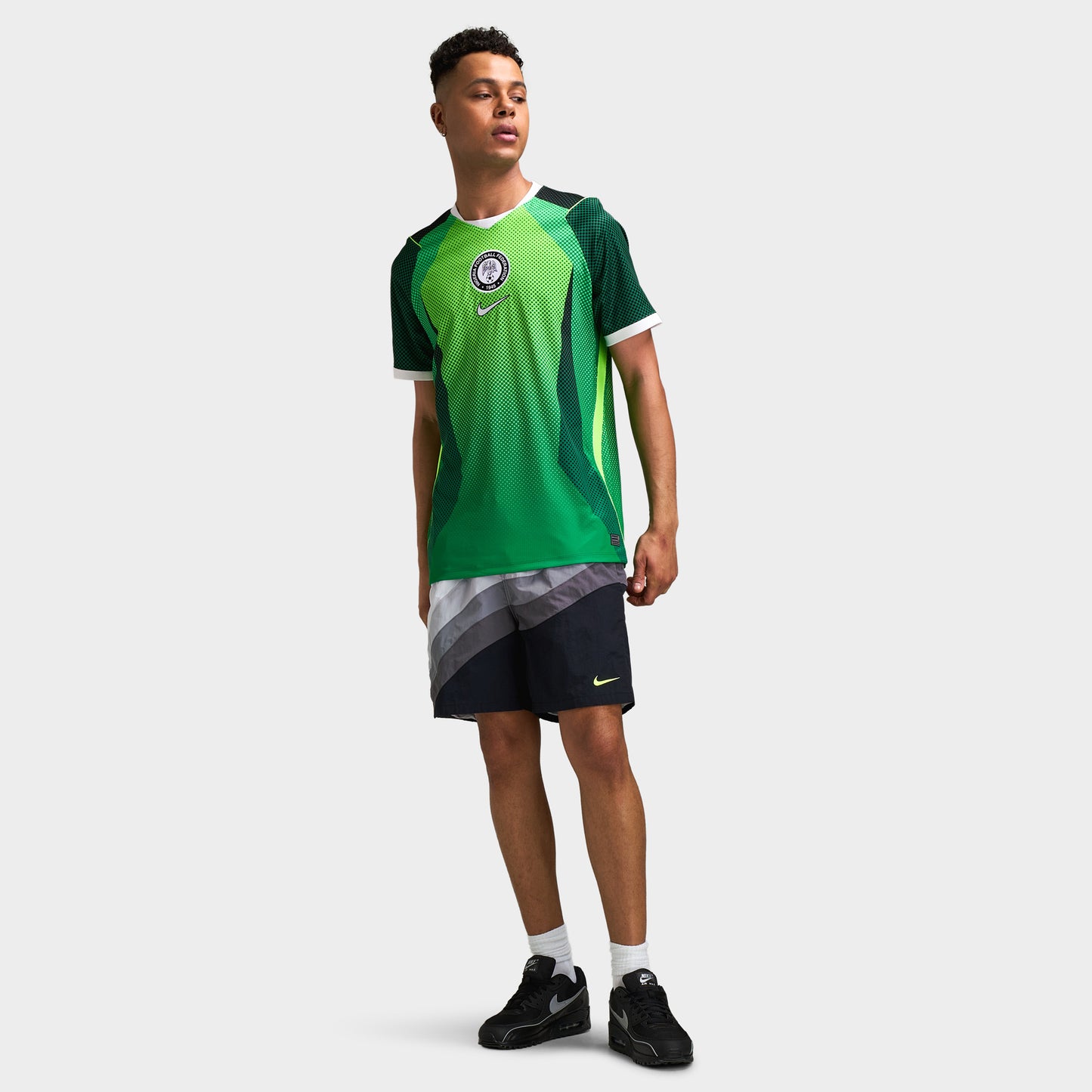 Nike Nigeria Home Jersey Pine Green / Electric Green / White