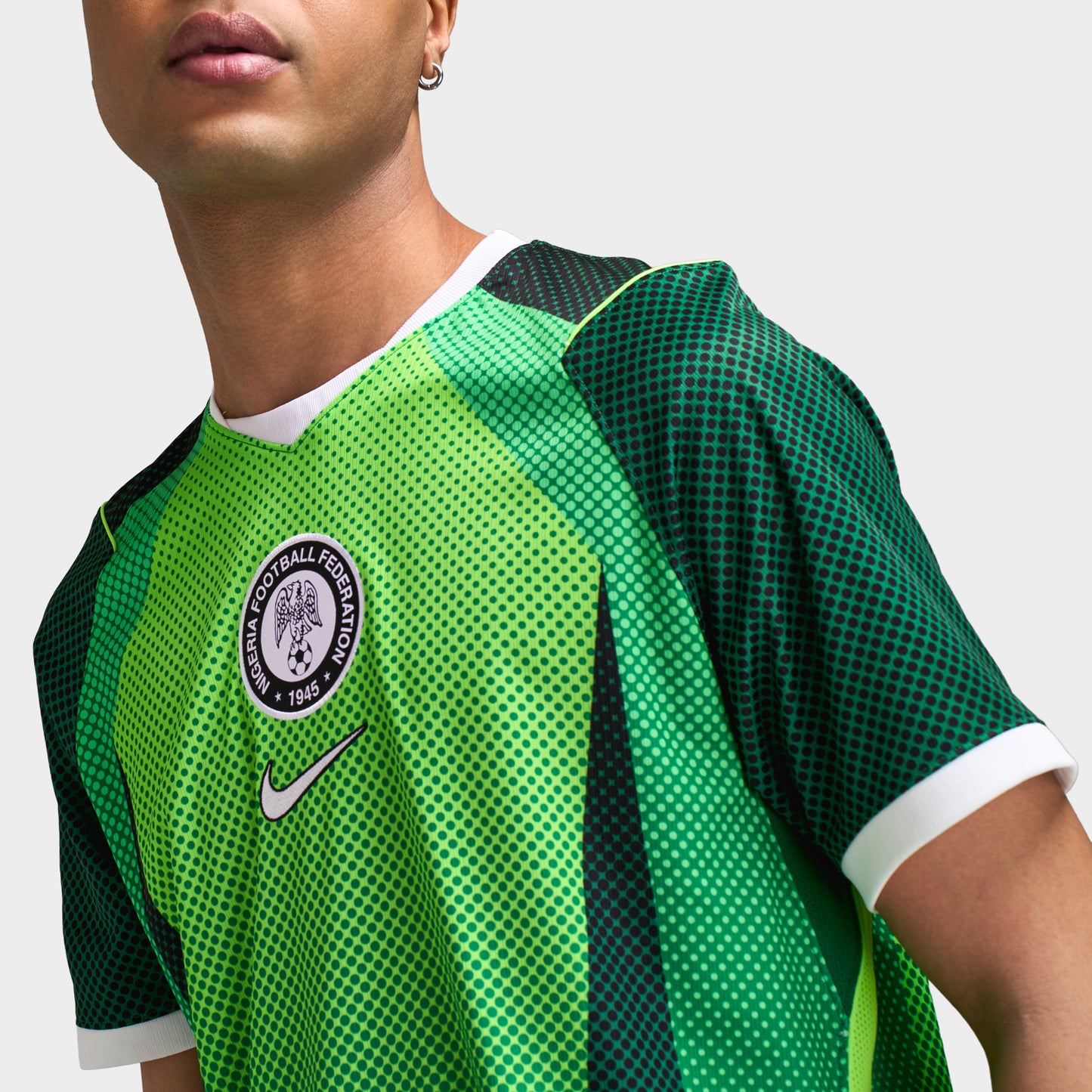 Nike Nigeria Home Jersey Pine Green / Electric Green / White