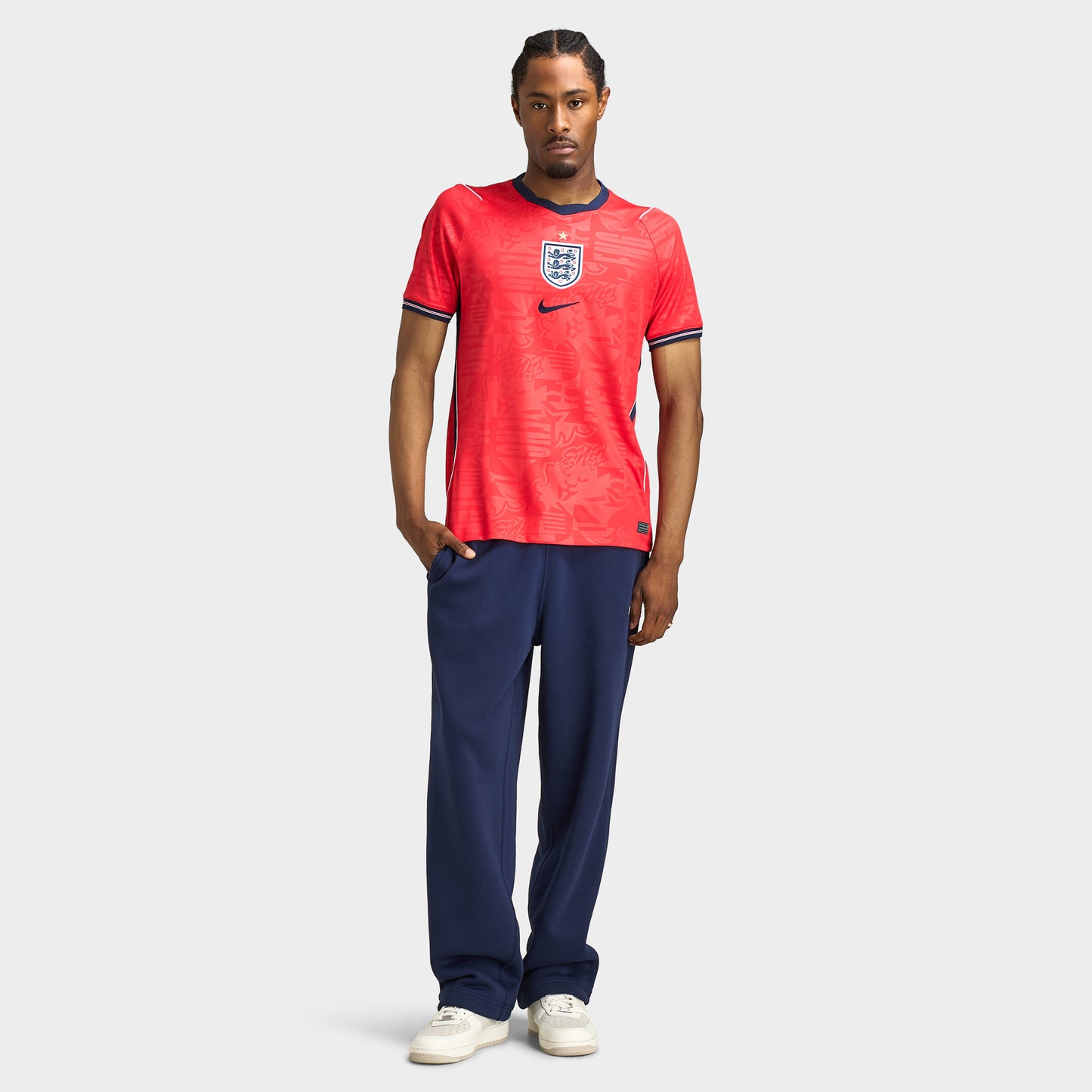 Nike Angleterre Maillot Extérieur / Rouge Vitesse