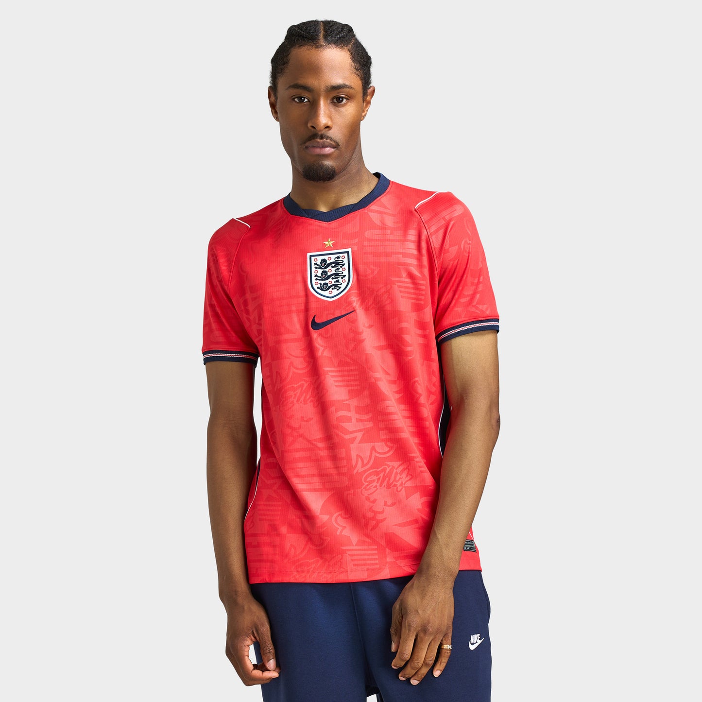 Nike Angleterre Maillot Extérieur / Rouge Vitesse