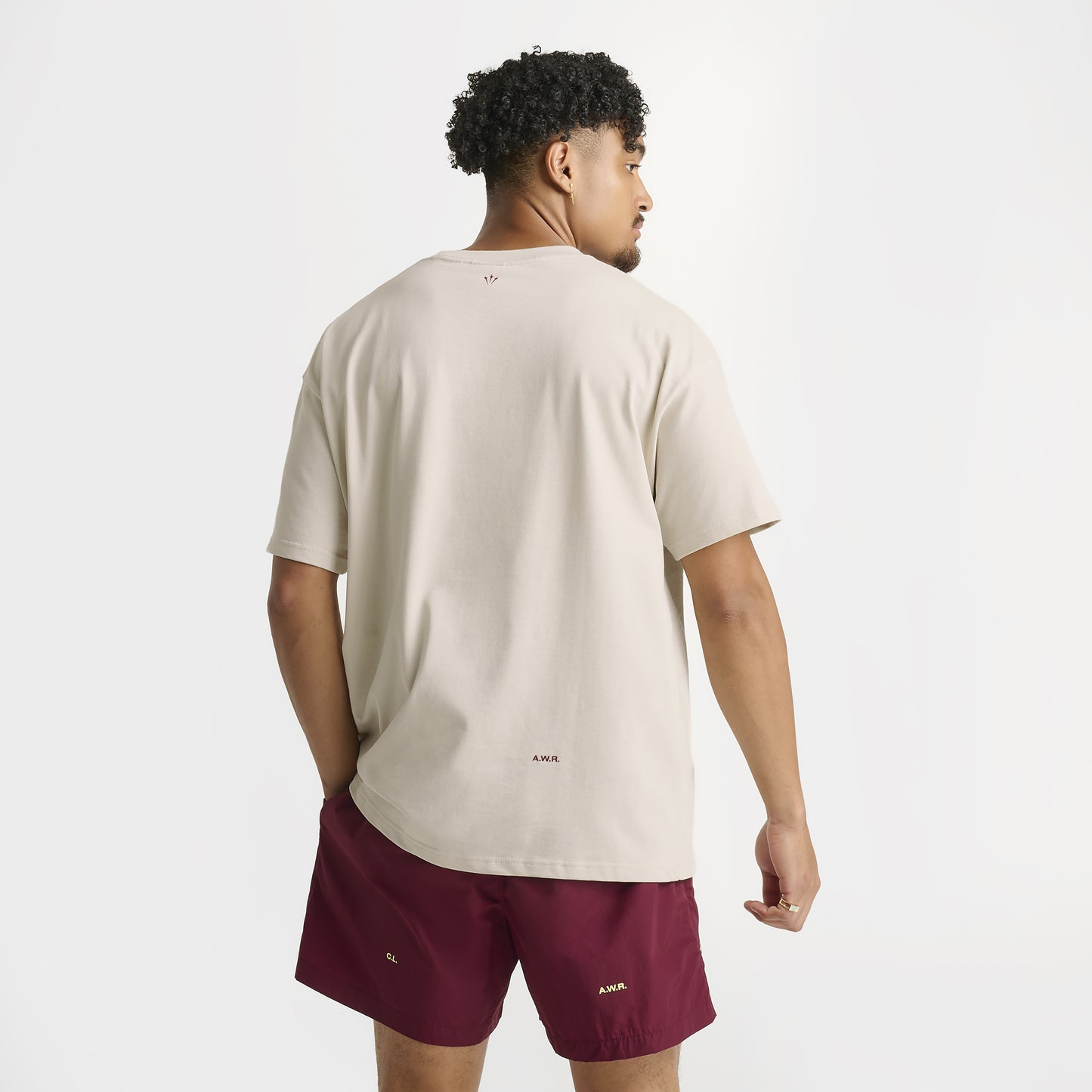 Nike NOCTA Cardinal CS Cardinal T-Shirt Light Orewood Brown / Team Red