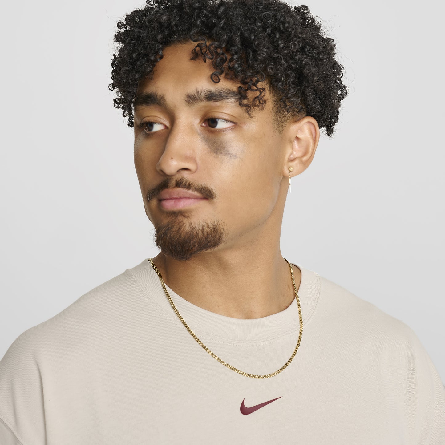 Nike NOCTA Cardinal CS Cardinal T-Shirt Light Orewood Brown / Team Red