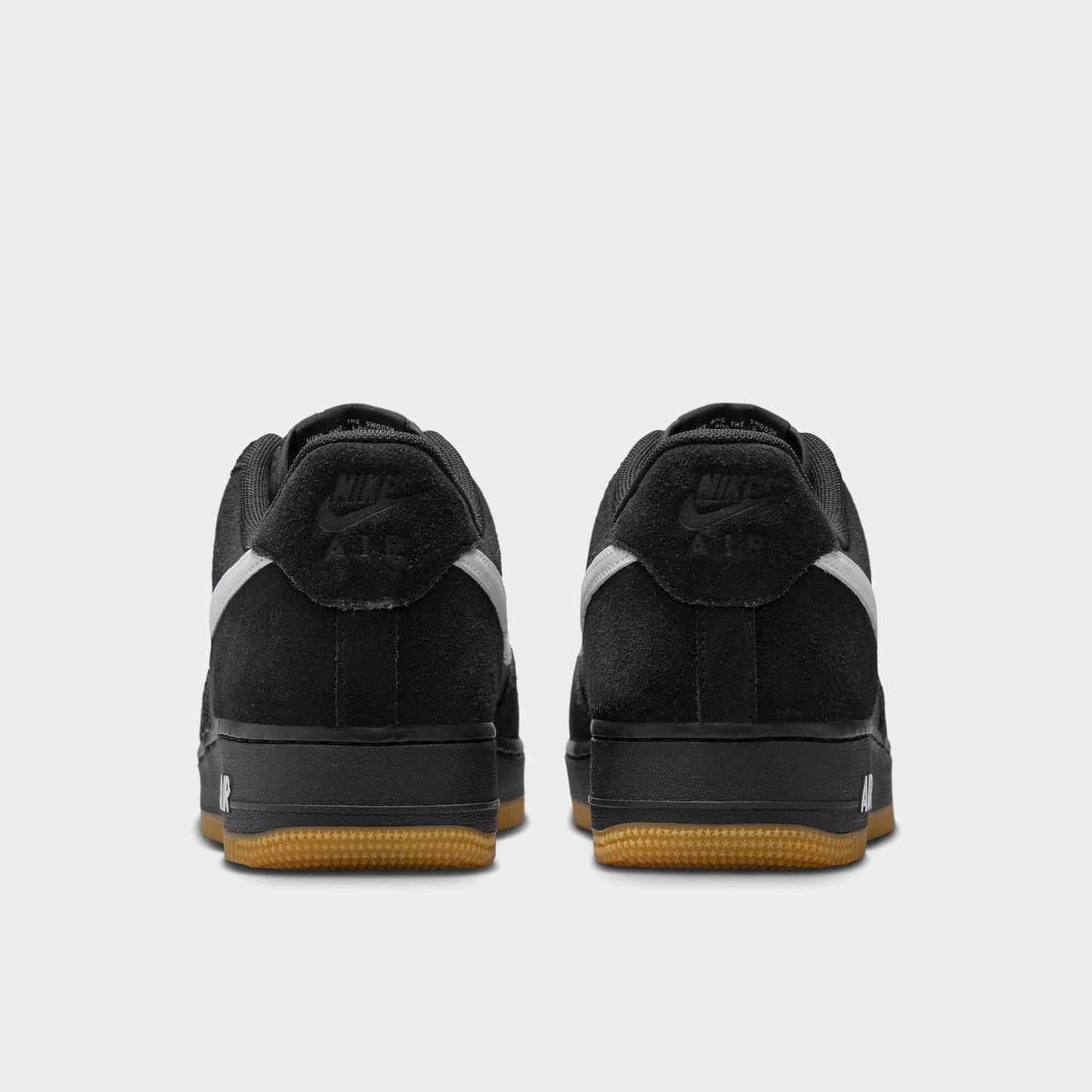Nike Air Force 1 '07 LV8 Black / White - Light Gum Brown