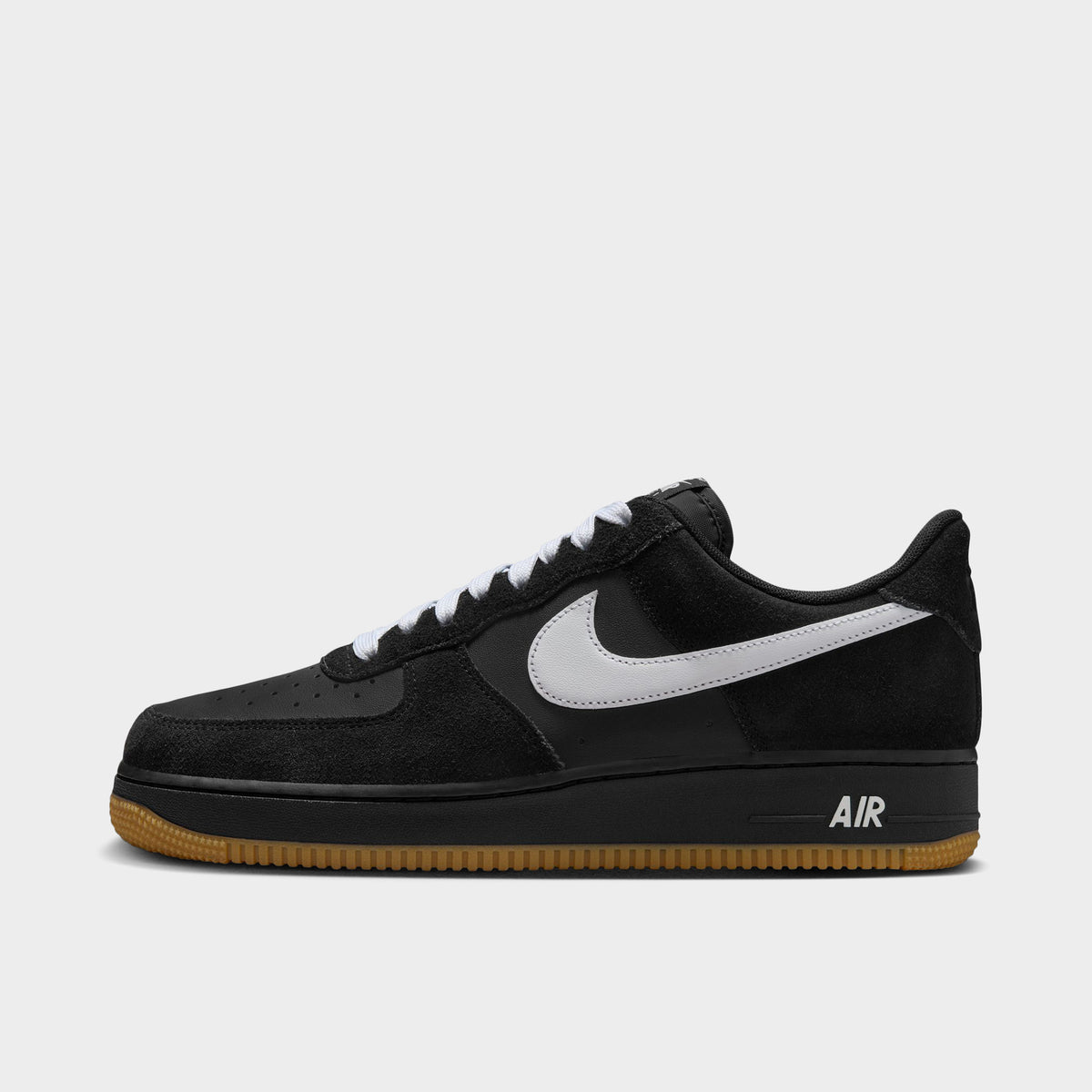 Nike Air Force 1 '07 LV8 Black / White - Light Gum Brown