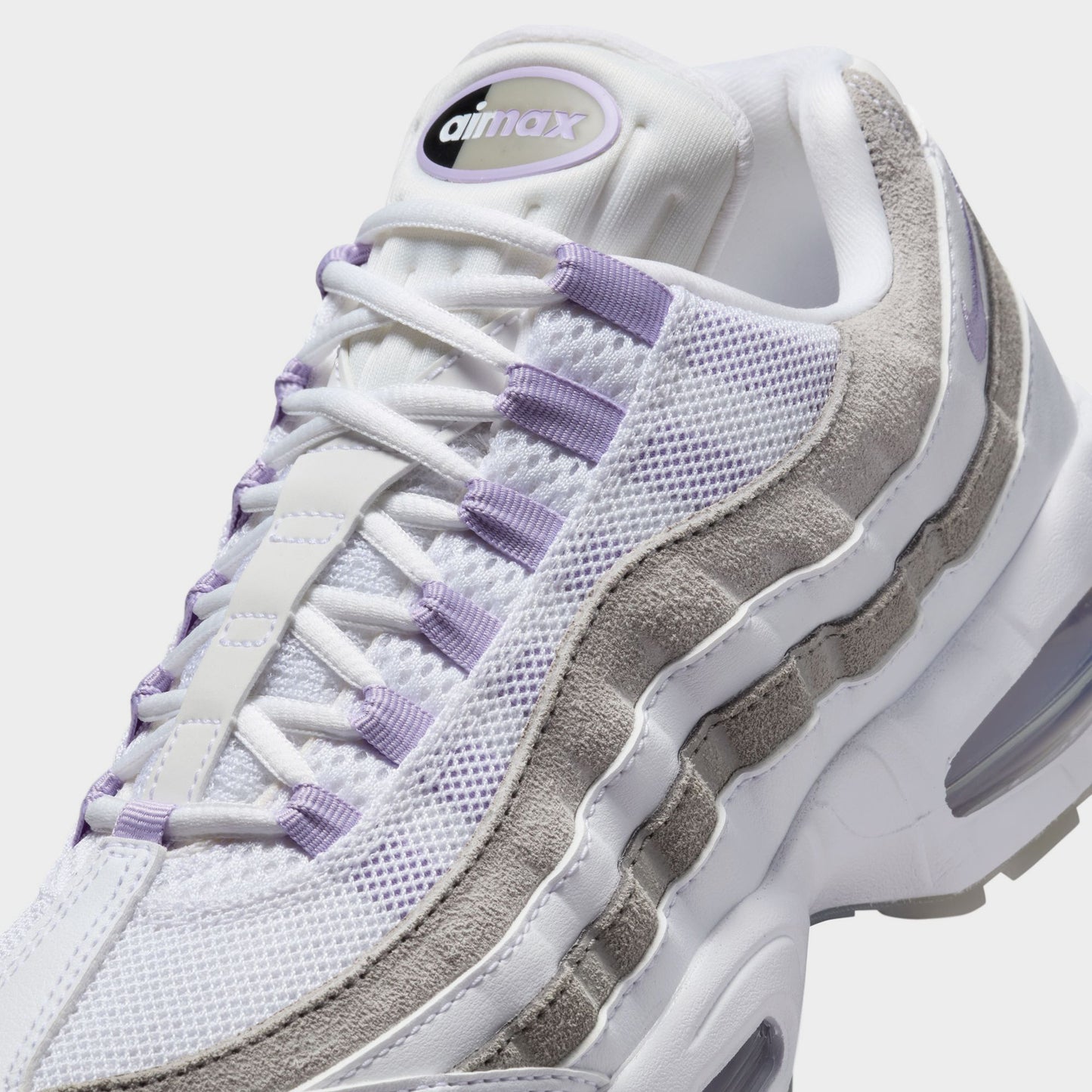 Nike Femme Air Max 95 Blanc / Hortensias - Light Graphite