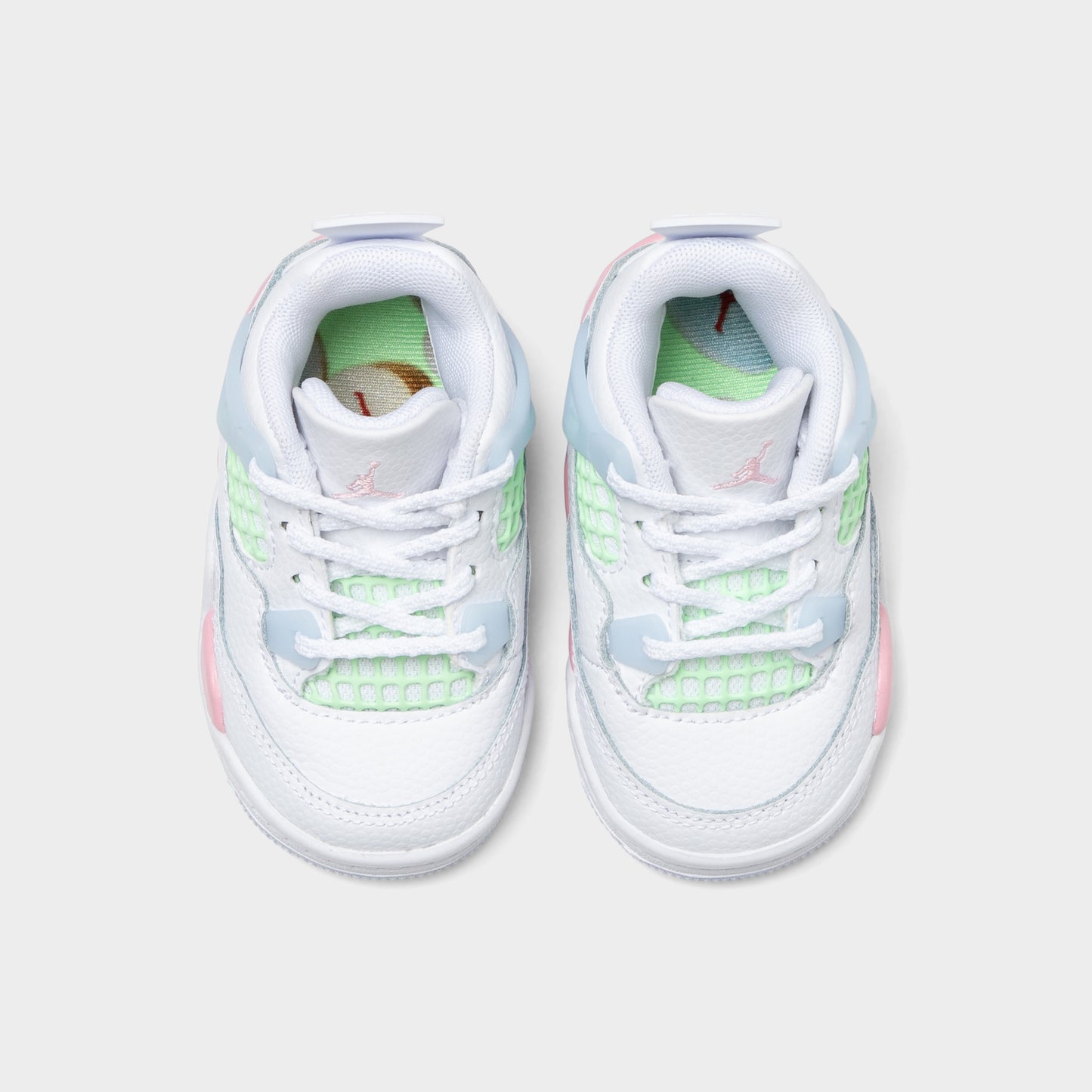 Jordan 4 Retro TD White / Medium Soft Pink - Half Blue