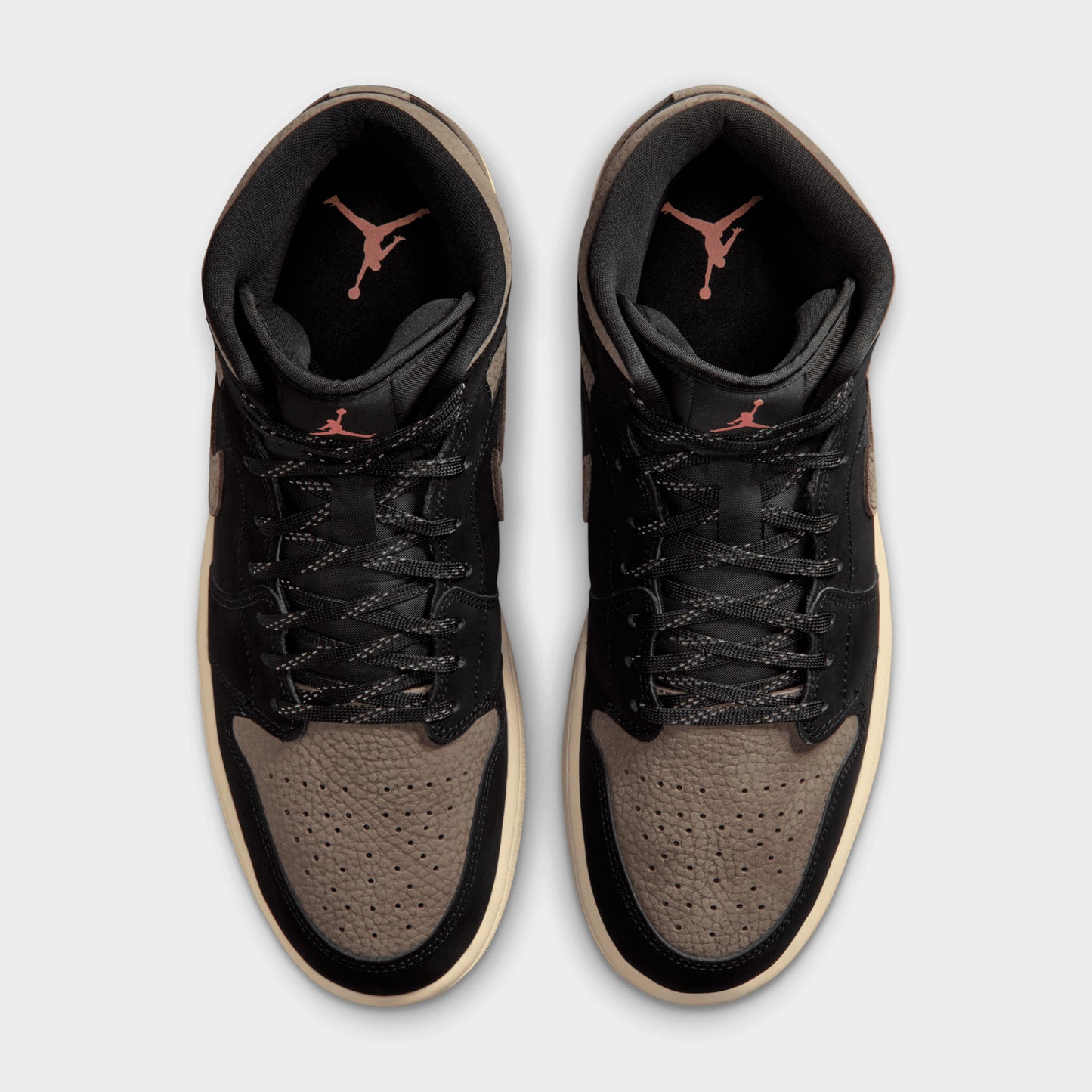 Jordan 1 Mid Black/Olive Grey