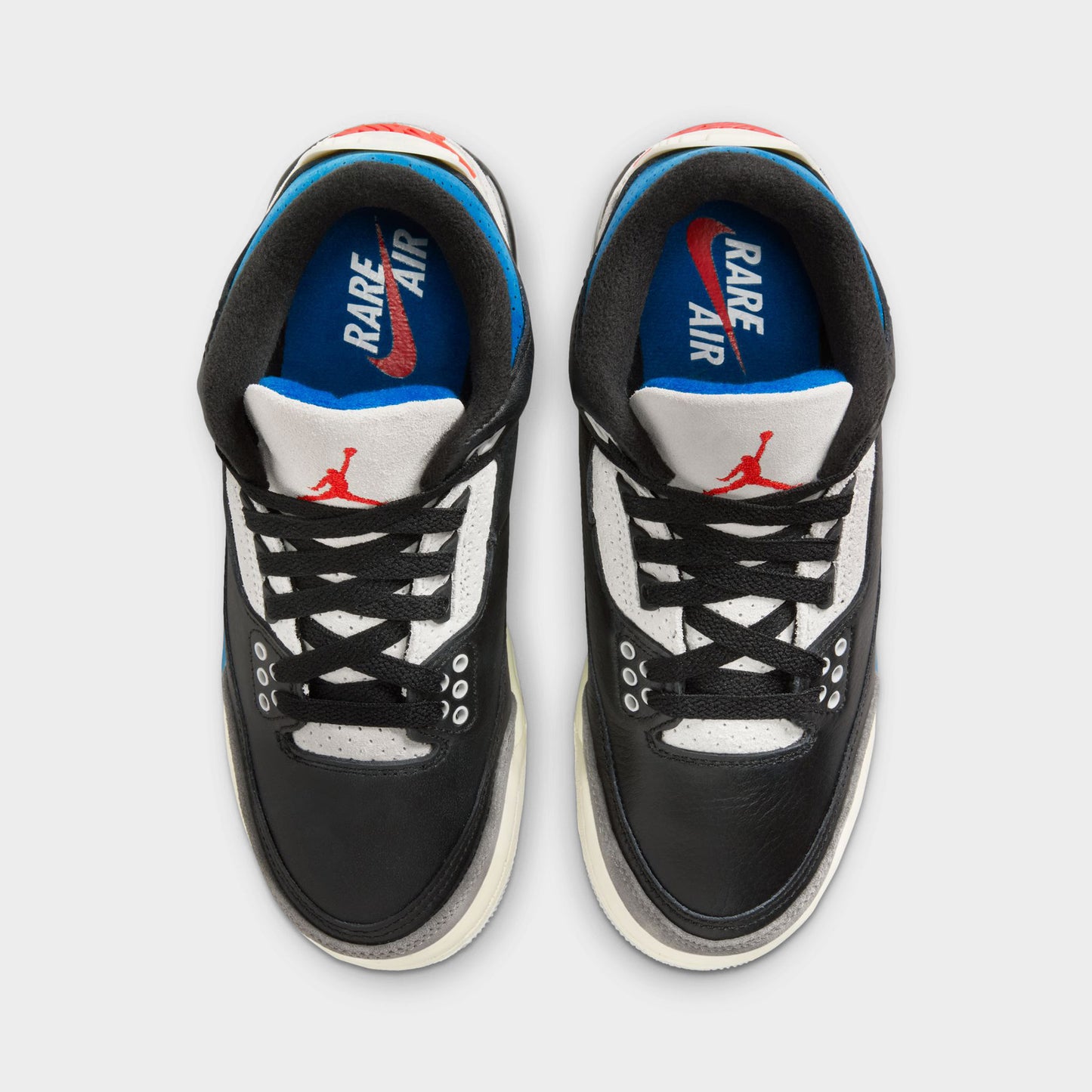 Jordan 3 Retro OG GS Black / Chile Red - Neutral Grey
