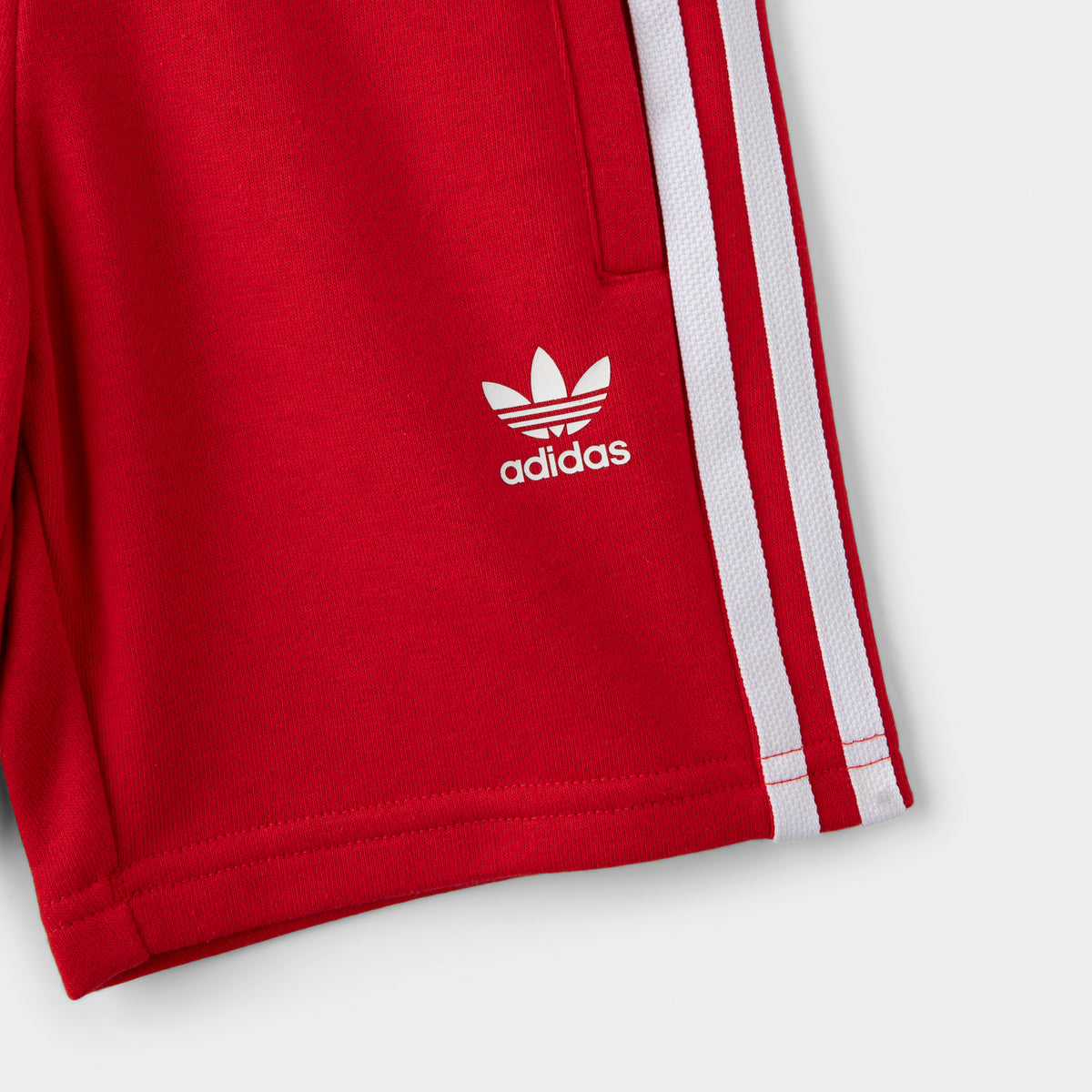 adidas Originals Adicolor Enfants Garçons' Ensemble Shorts et T-shirt / Better Scarlet