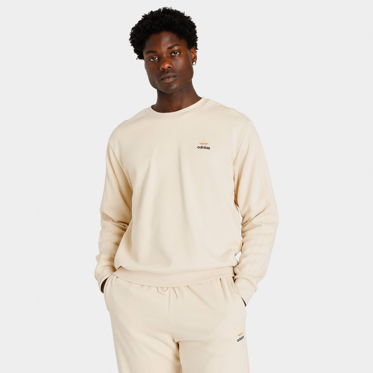 Adidas crew neck with pockets outlet