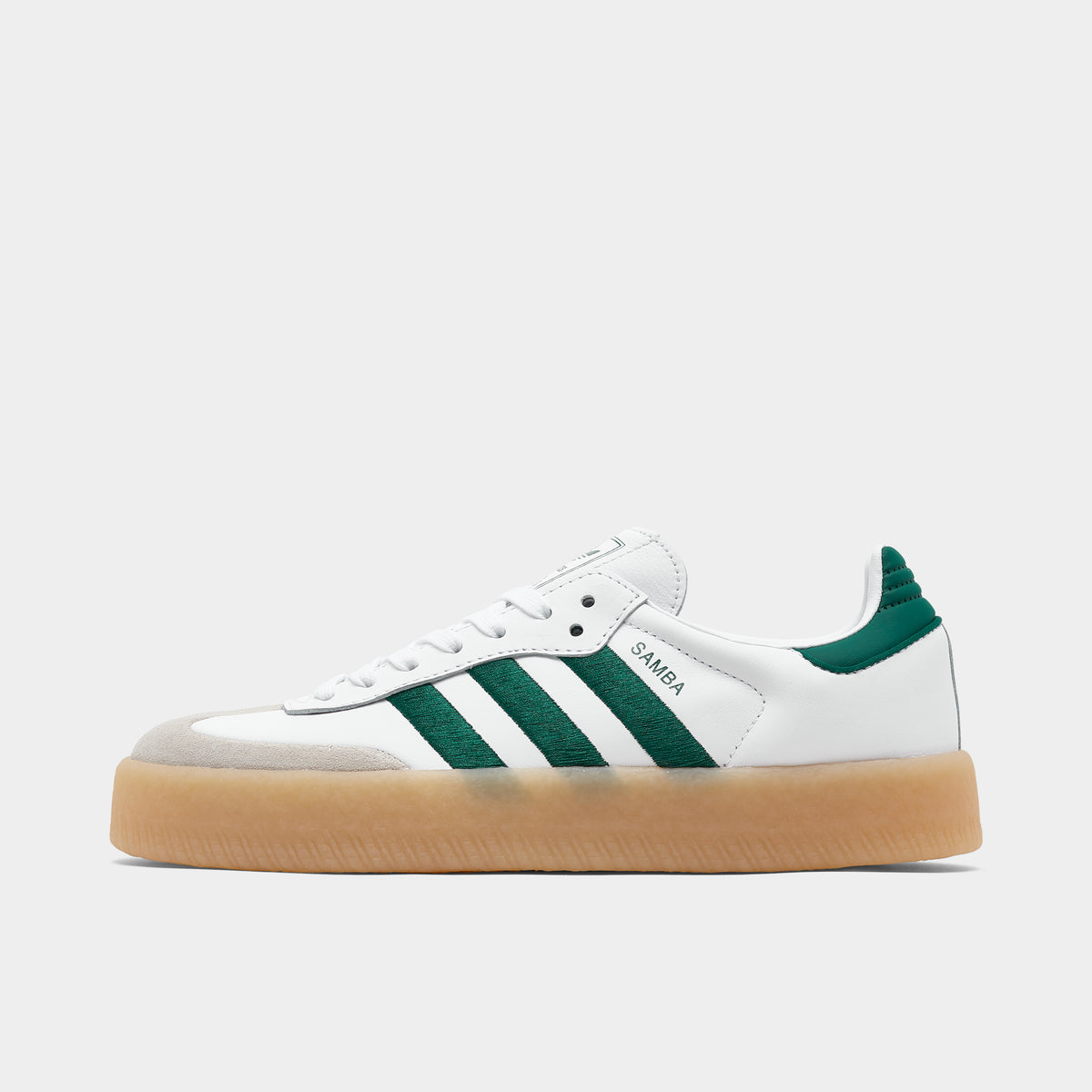 adidas Originals Women's Sambae Cloud White / Collegiate Green