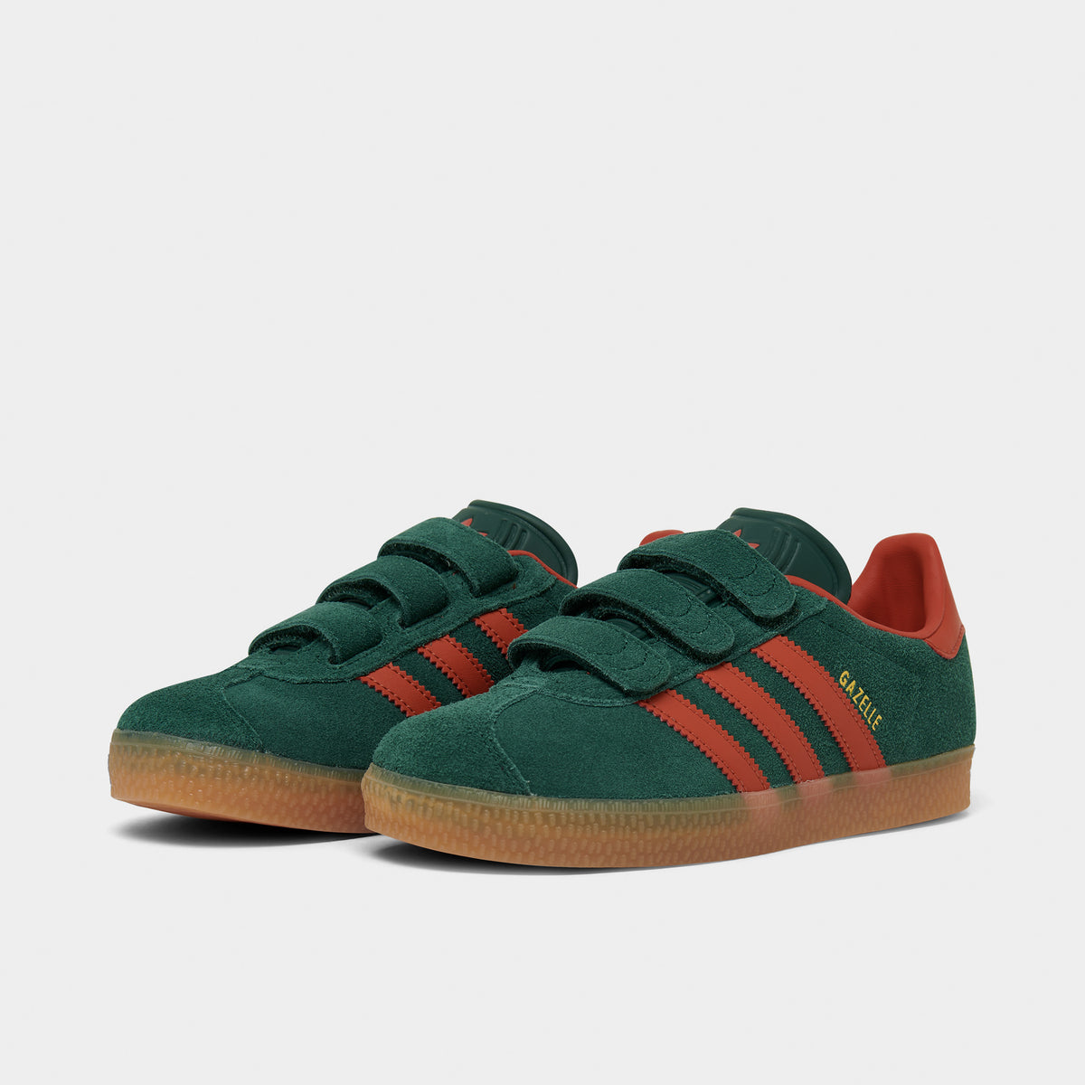 adidas Originals Children s Gazelle Collegiate Green Preloved Red Gum