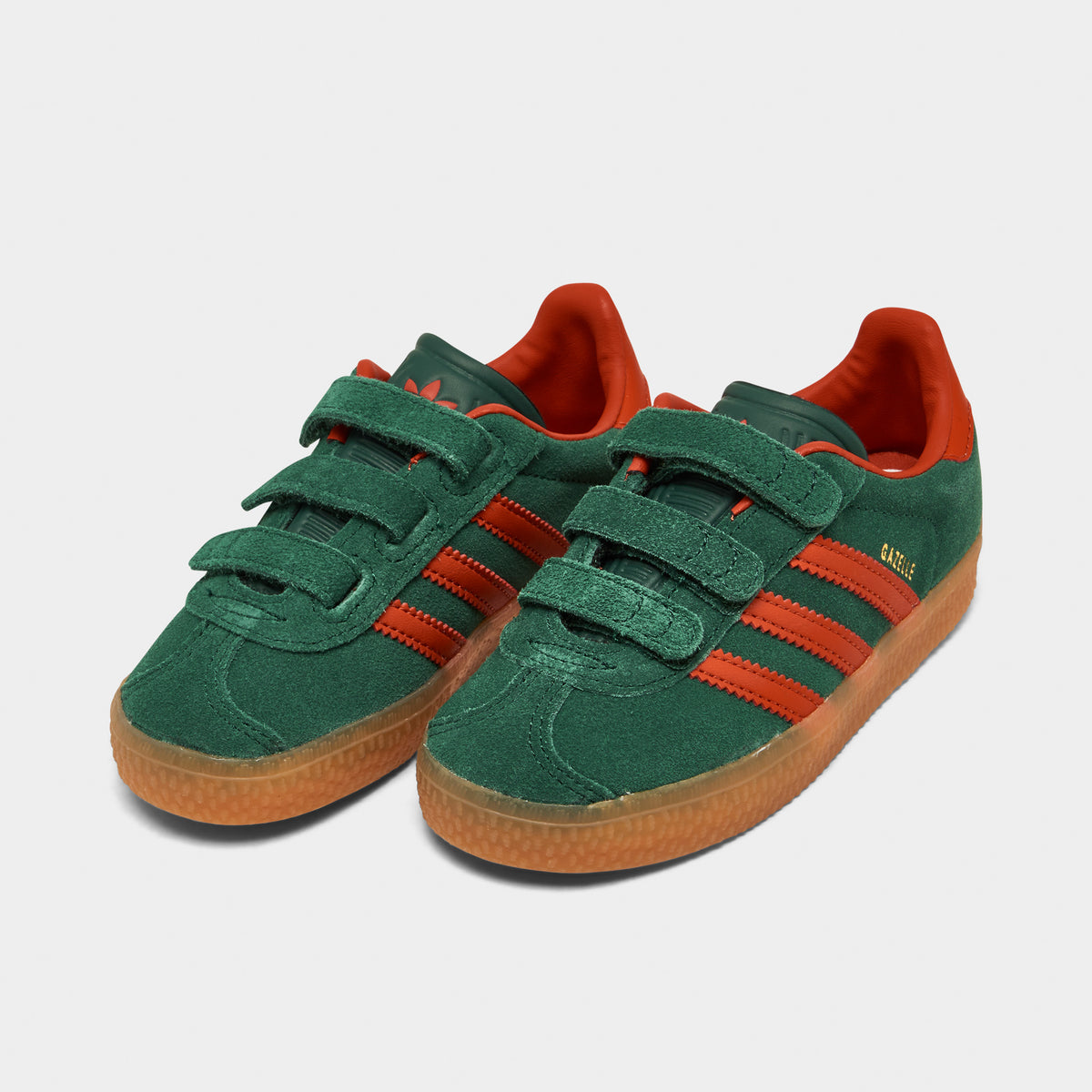 adidas Originals Infants Gazelle Collegiate Green Preloved Red Gum