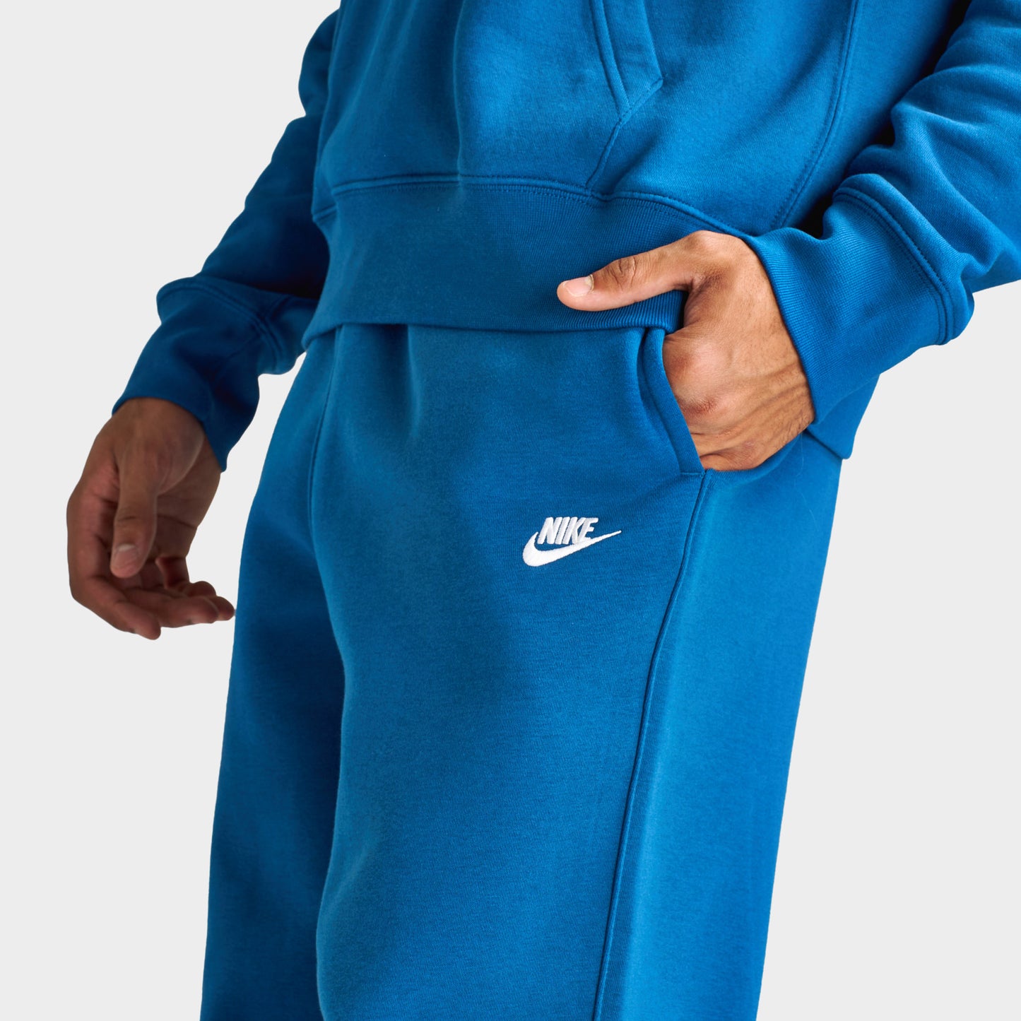 Nike Sportswear Club Men's Fleece Bungee Trousers / Blue