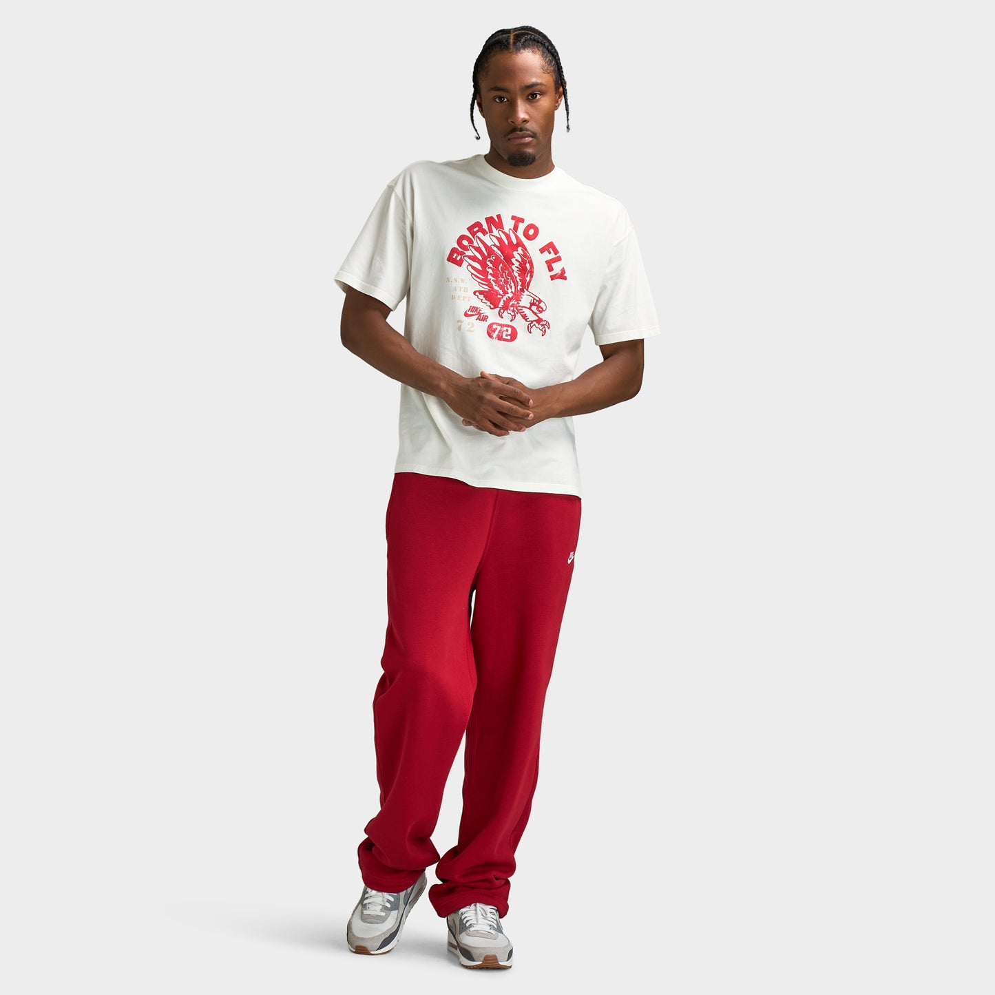Nike Club Fleece BB Bungee Pantalon / Rouge Vif