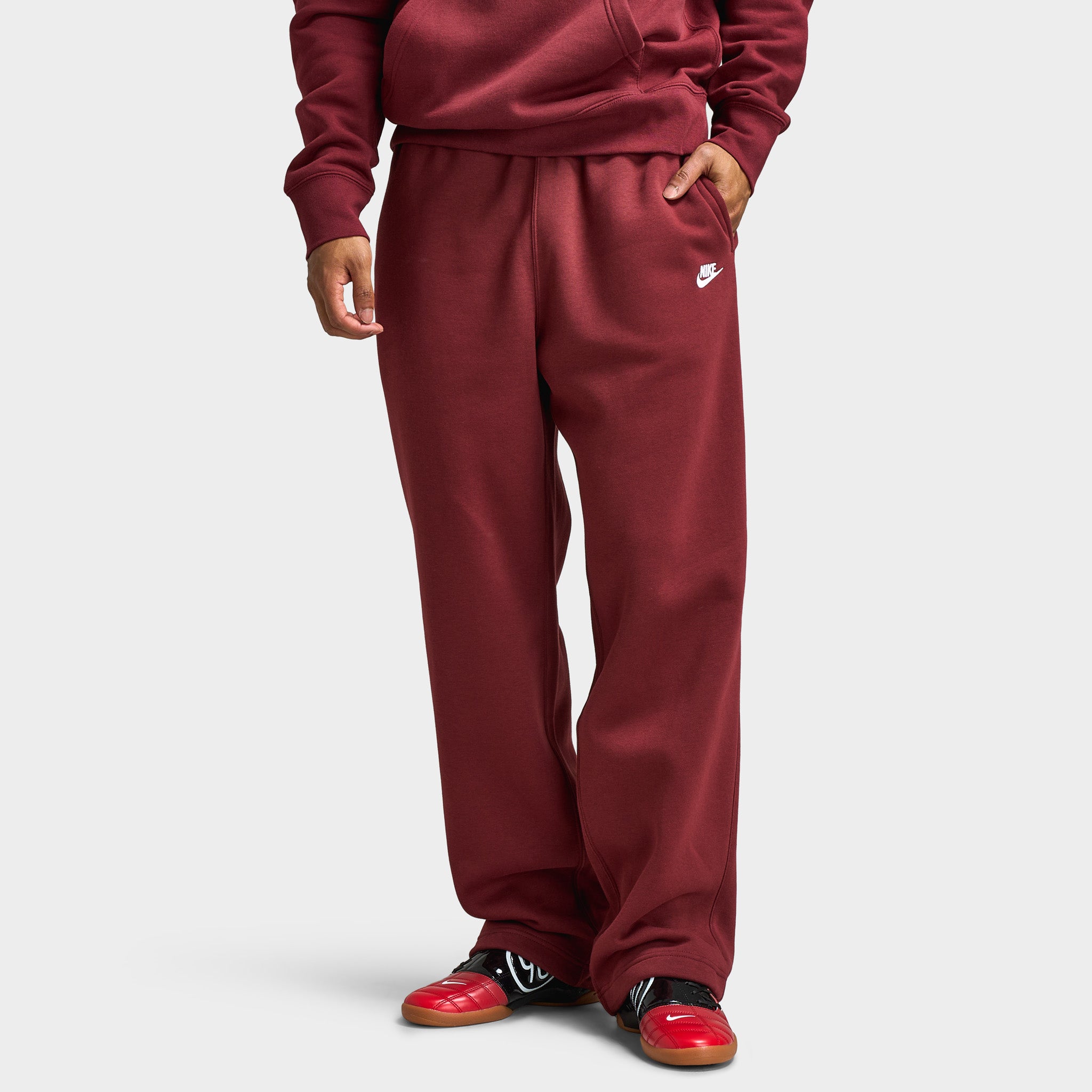 Nike Sportswear Fleece Bungee Pants / Dark Team Red – JD Sports