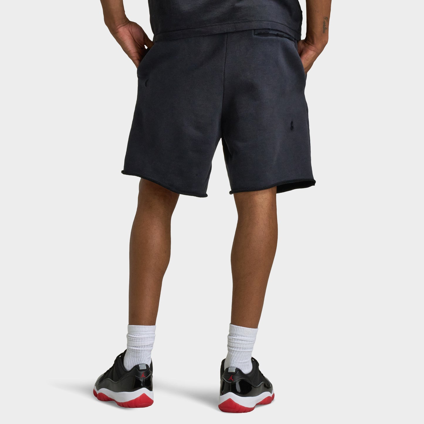 Jordan Rare Air Fleece Shorts Black / Chile Red