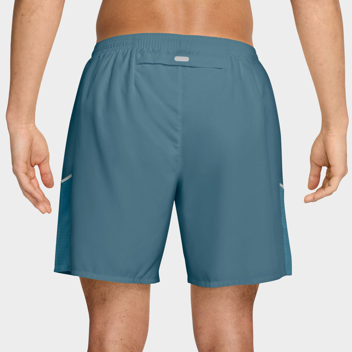 Short Nike Dri-Fit Miler Bleu Fumé / Argent Réfléchissant