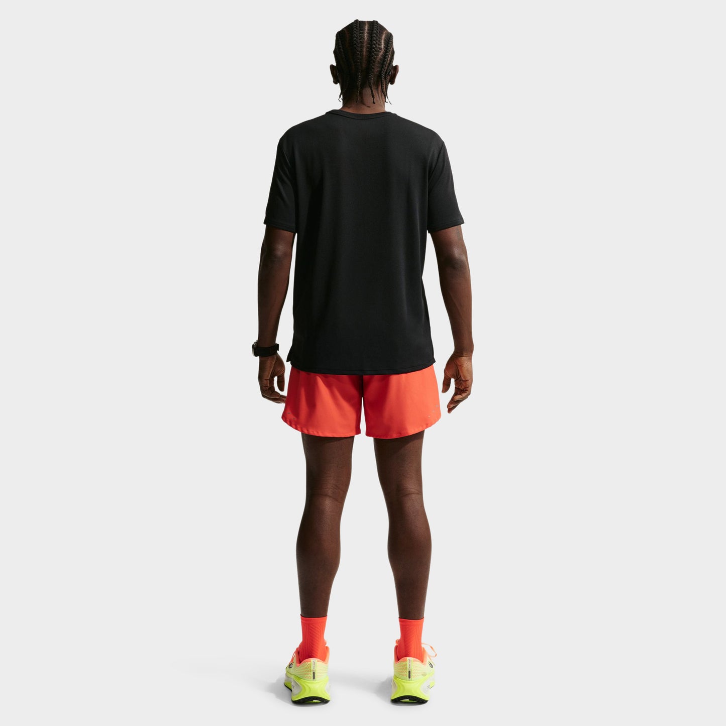Nike UV Miler T-shirt basique Noir / Argent réfléchissant