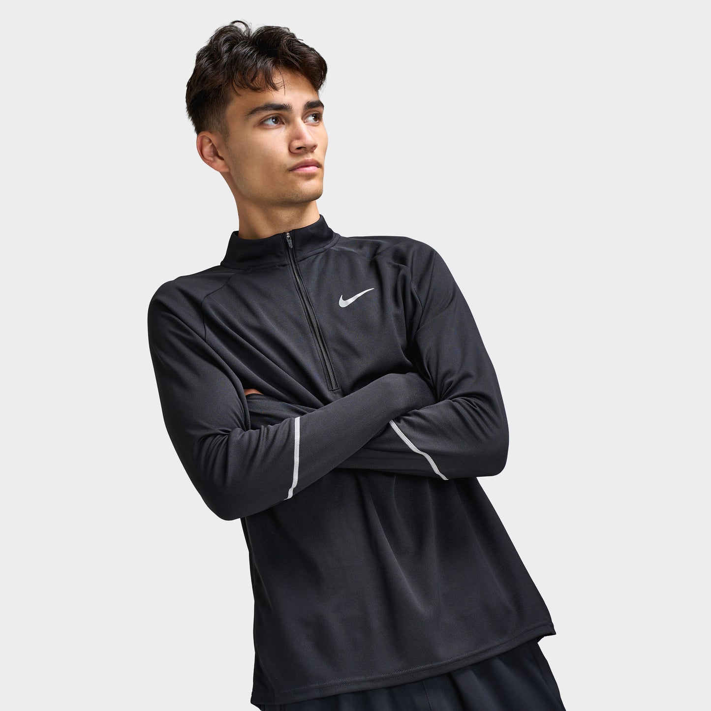 Nike Dri-Fit UV Miler Top Half Zip / Black