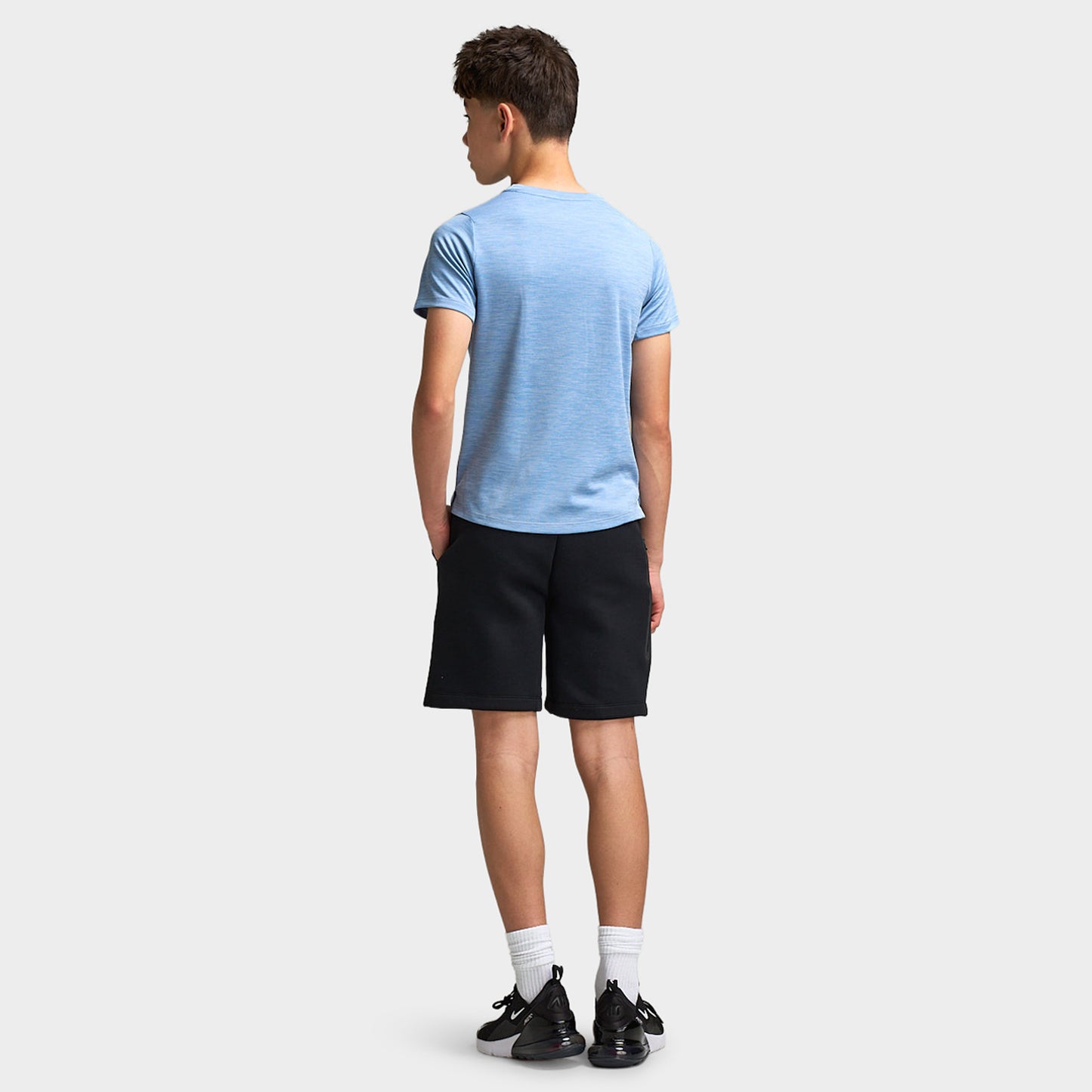 Nike Dri-Fit Juniors' Miler Tee Work Blue / Hydrogen Blue - Reflective Silver