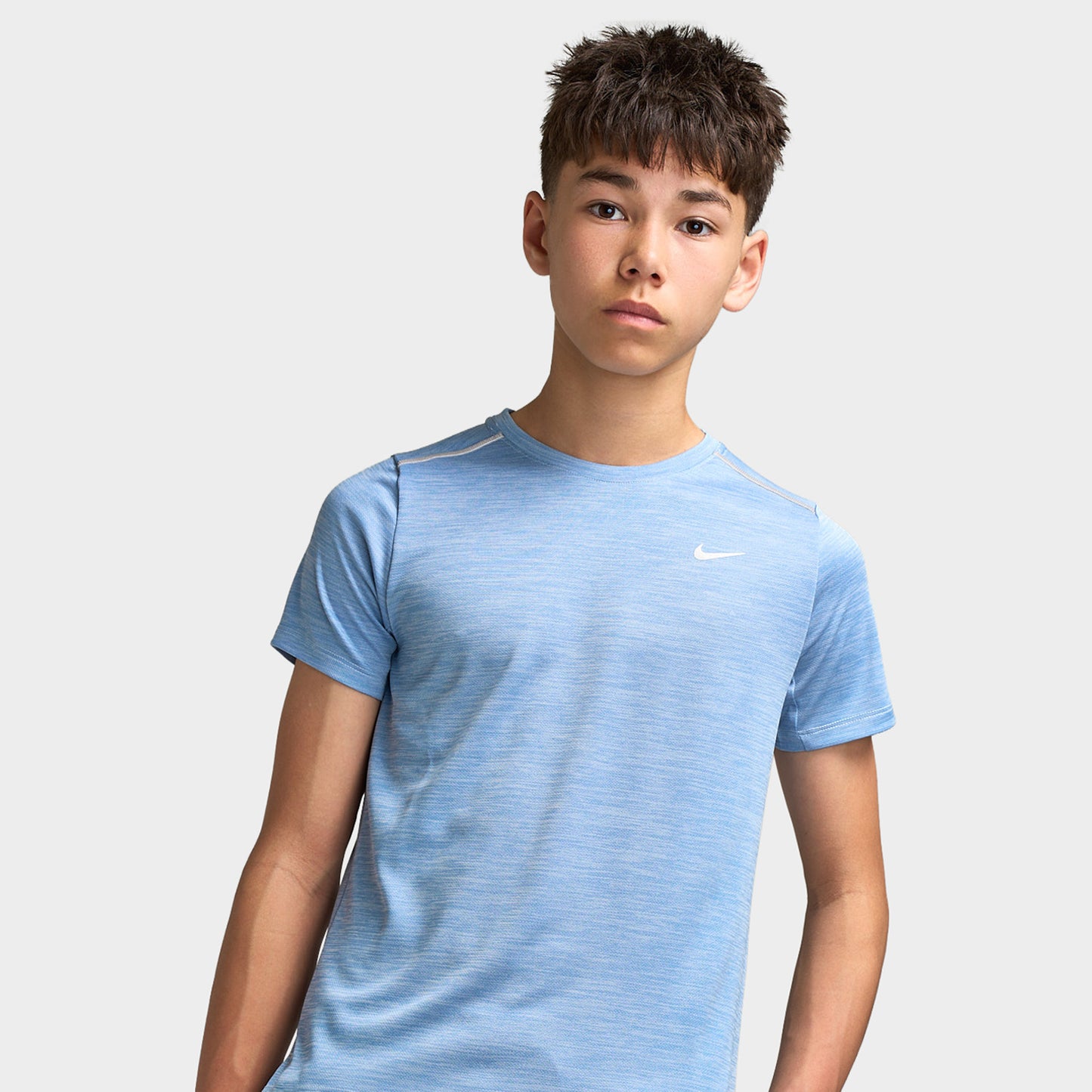 Nike Dri-Fit Juniors' Miler Tee Work Blue / Hydrogen Blue - Reflective Silver