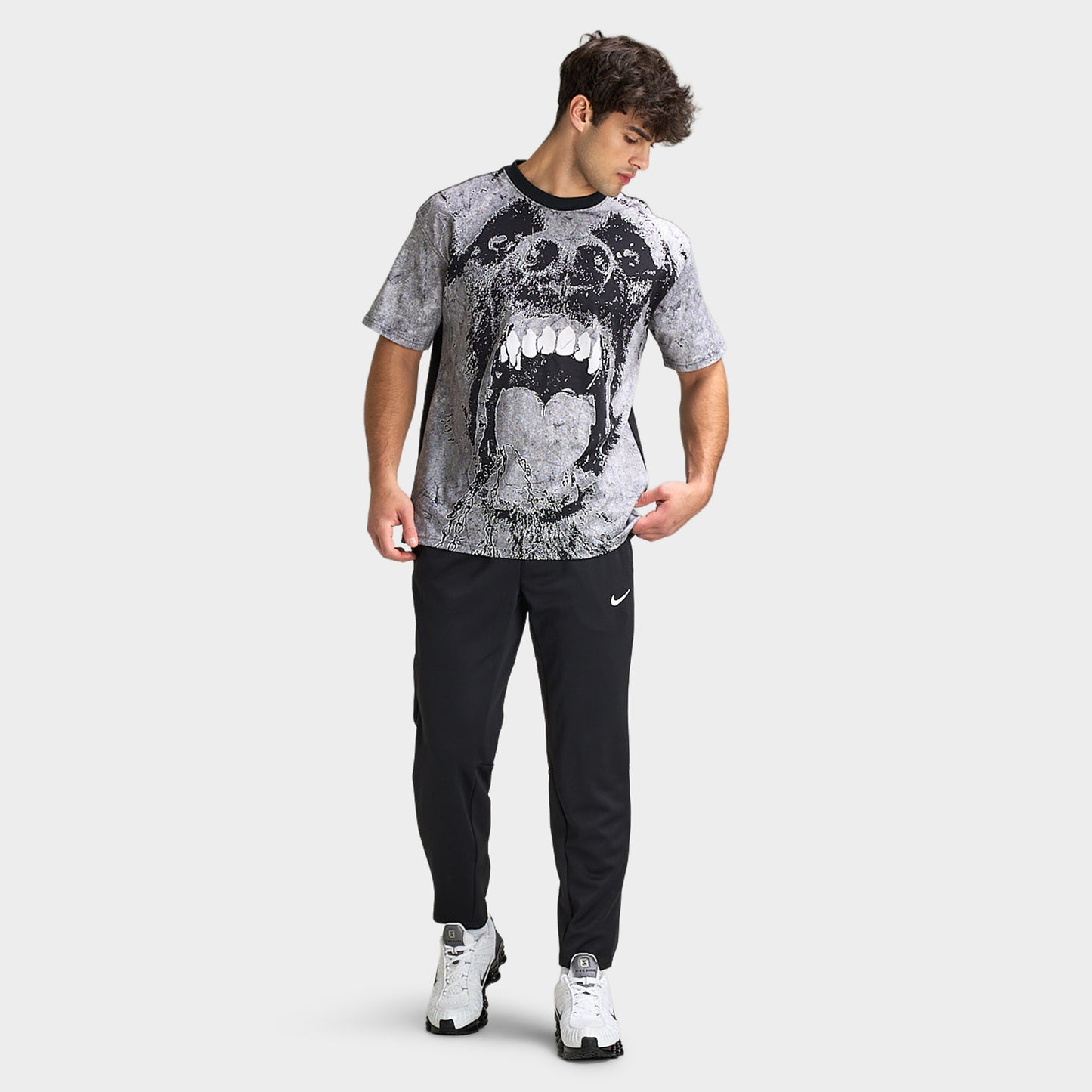 Nike Men's UV Flex Fleece Pant Black / Black - White