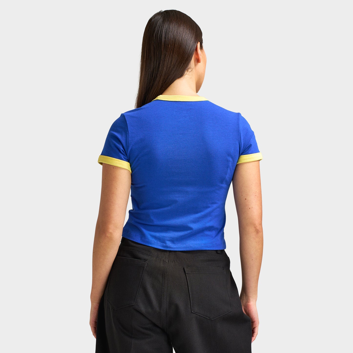 Jordan Femmes Retro Girlfriend Crew P6 Vieux Royal / Pouls Jaune