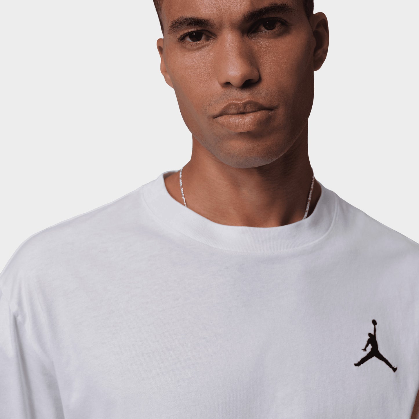 Jordan Embroidered Jumpman Tee / White
