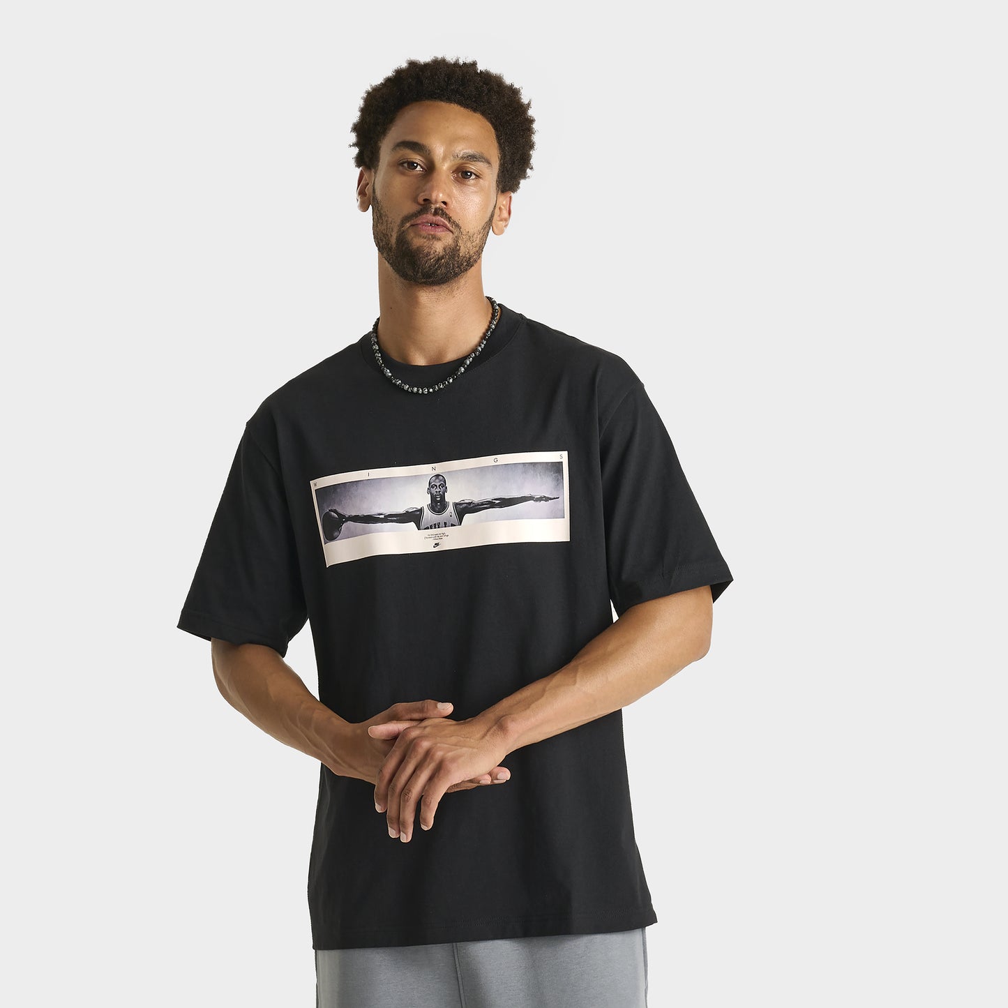 Jordan Men's Photo T-Shirt Black / White