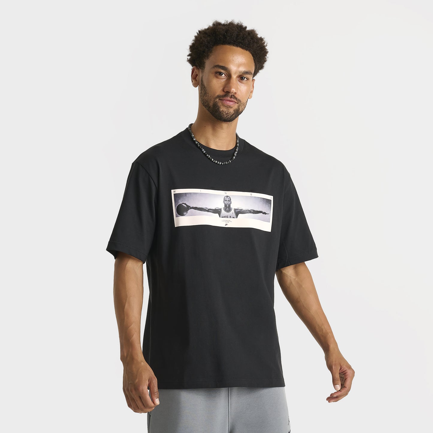 Jordan Men's Photo T-Shirt Black / White
