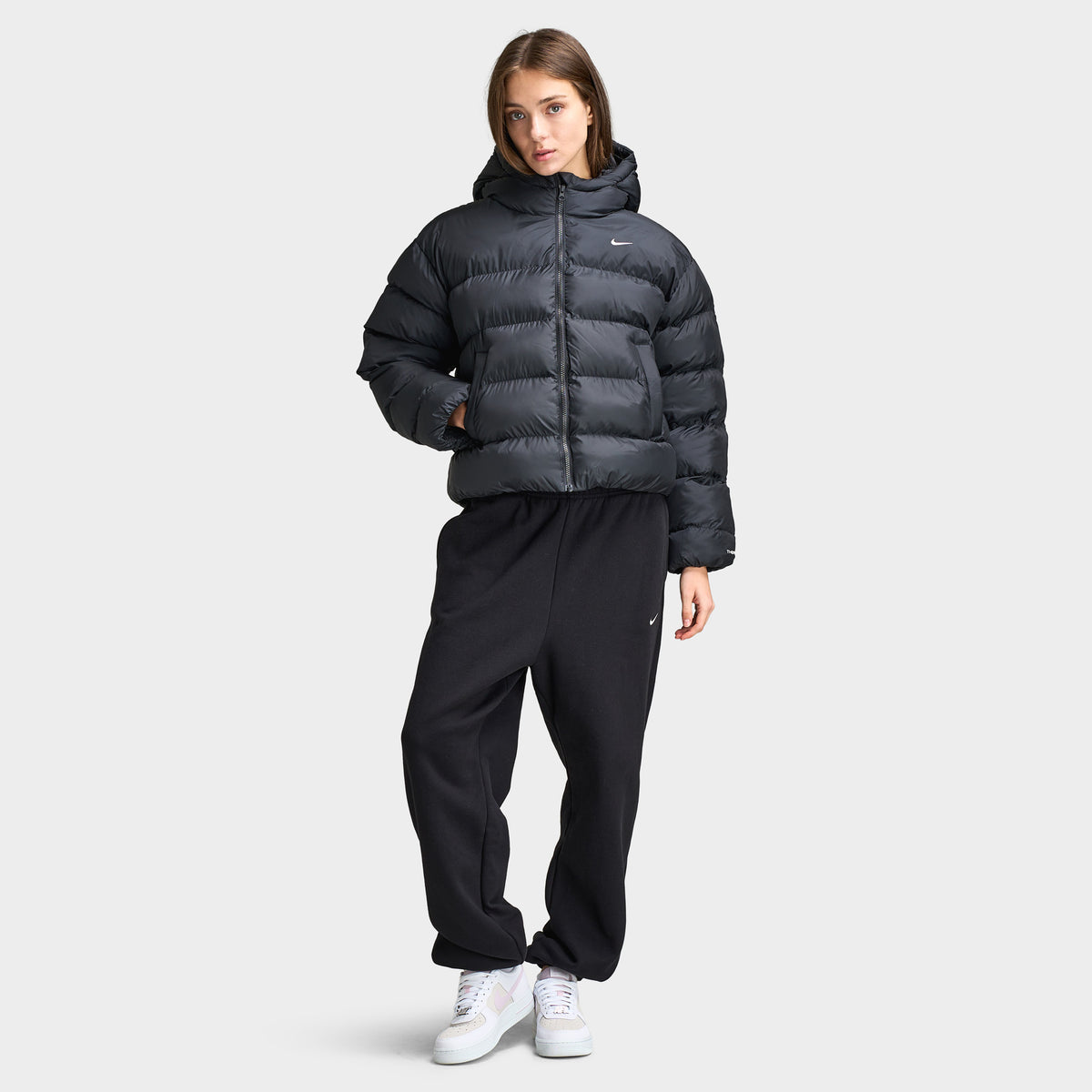 Nike Femmes Therma-FIT SYN Classique Veste Noir / Voile