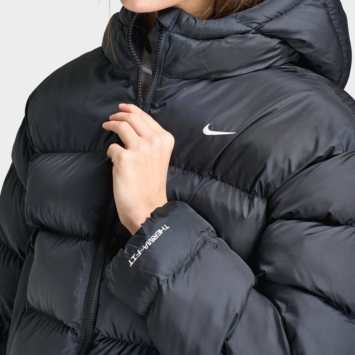 Nike Femmes Therma-FIT SYN Classique Veste Noir / Voile