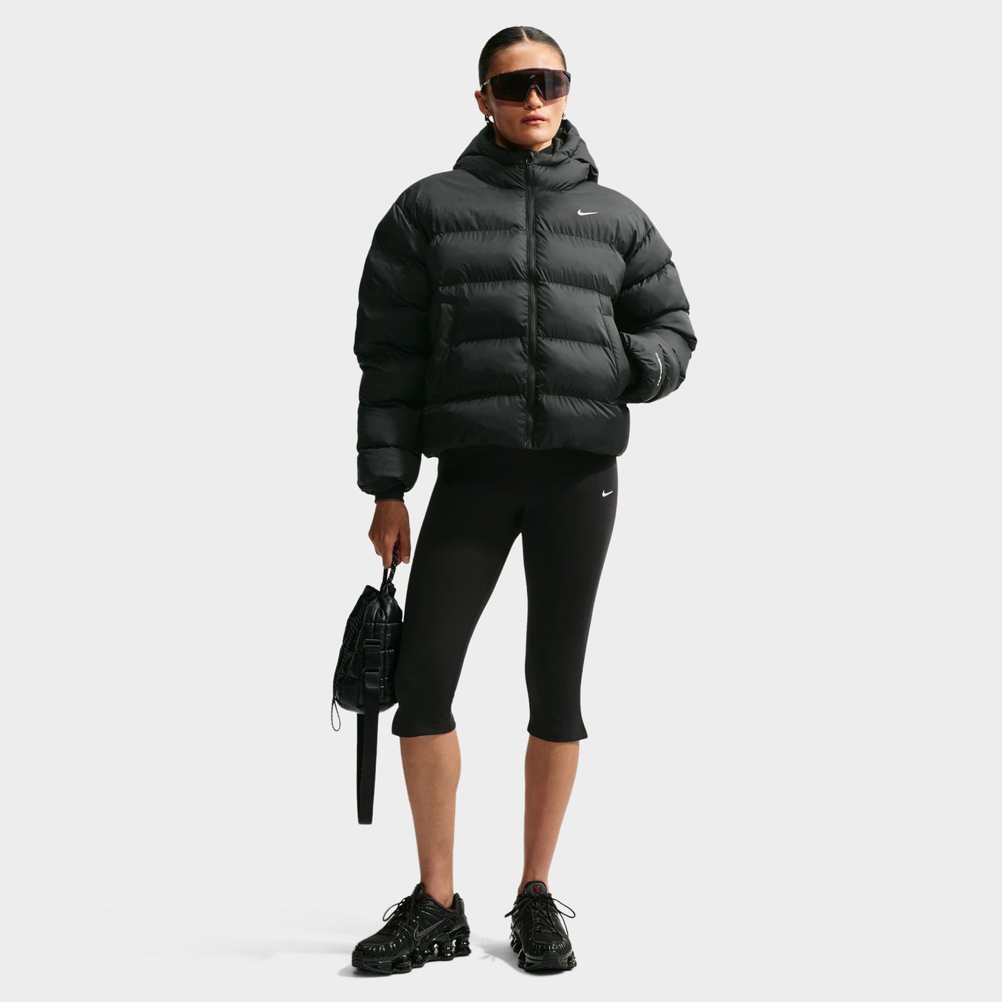 Nike Femmes Therma-FIT SYN Classique Veste Noir / Voile