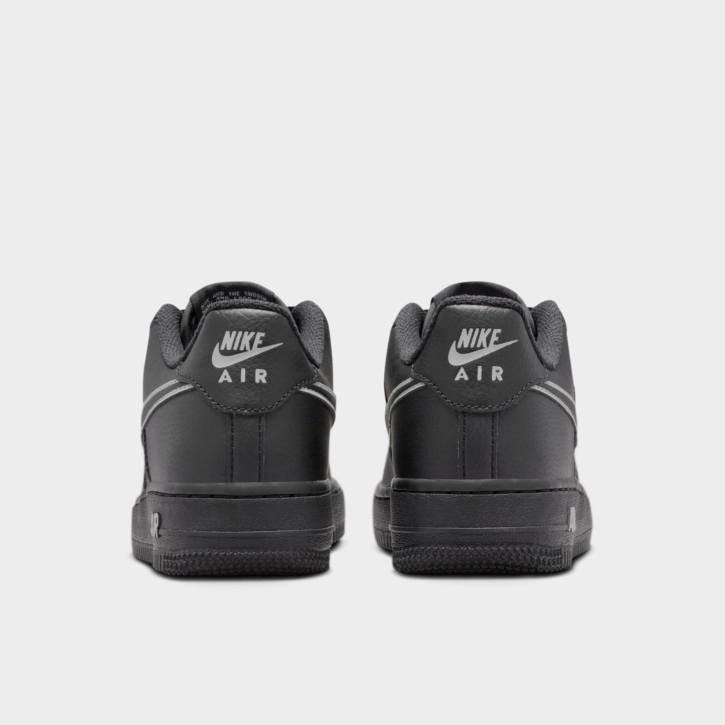 Nike Air Force 1 GS Black / Light Smoke Grey