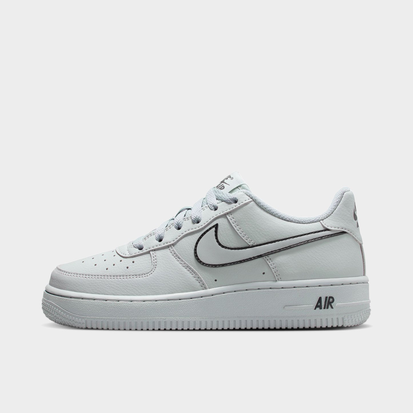 Nike Air Force 1 GS Light Smoke Grey / Black