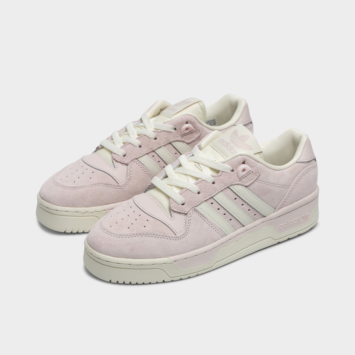 Adidas originals rivalry low trainer in blue and pink hot sale