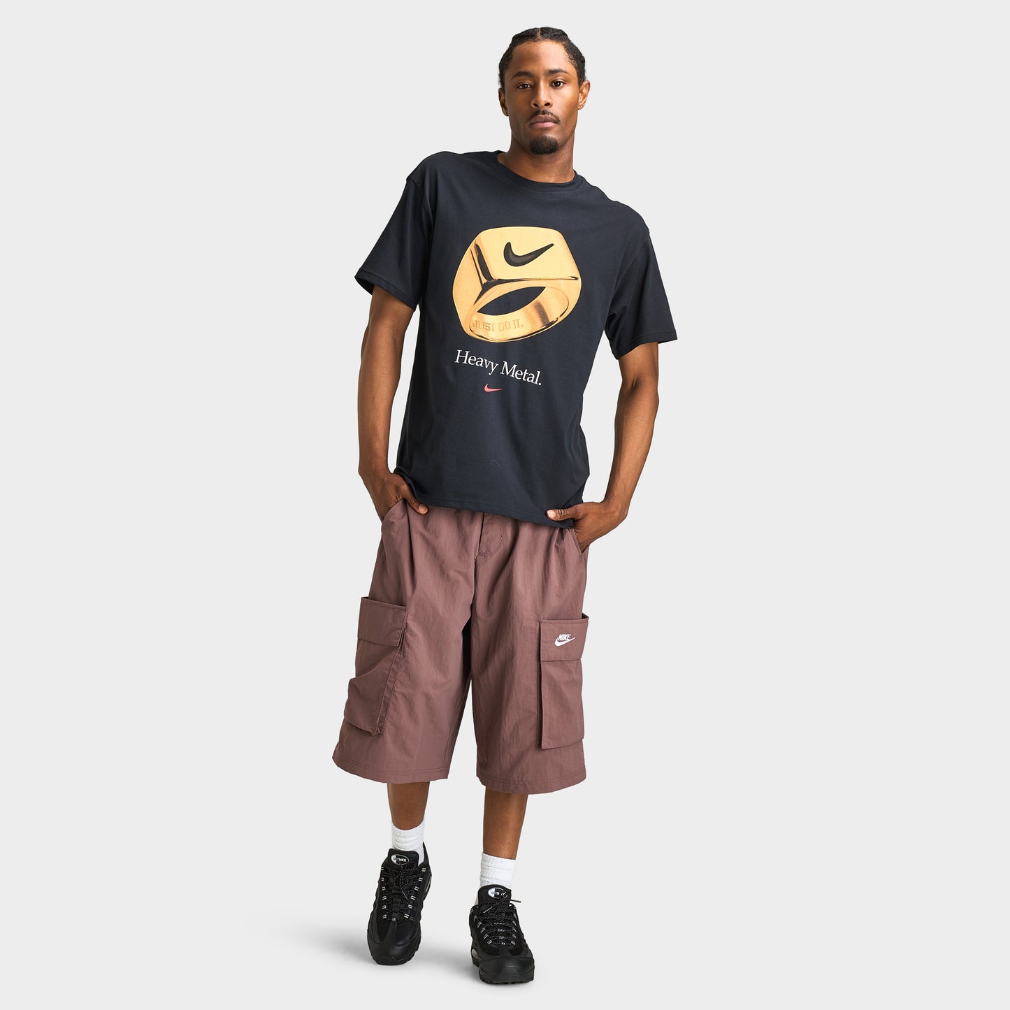 Nike Club Cargo Shorts / Tattoo / White