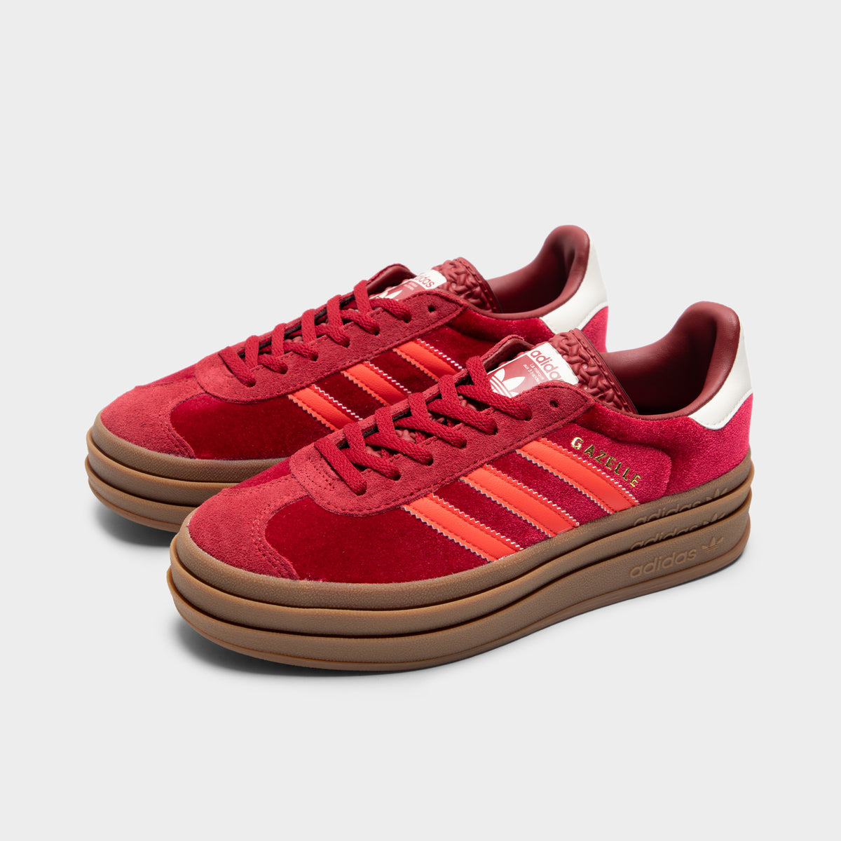 adidas Originals Women s Gazelle Bold Red Off White JD Sports