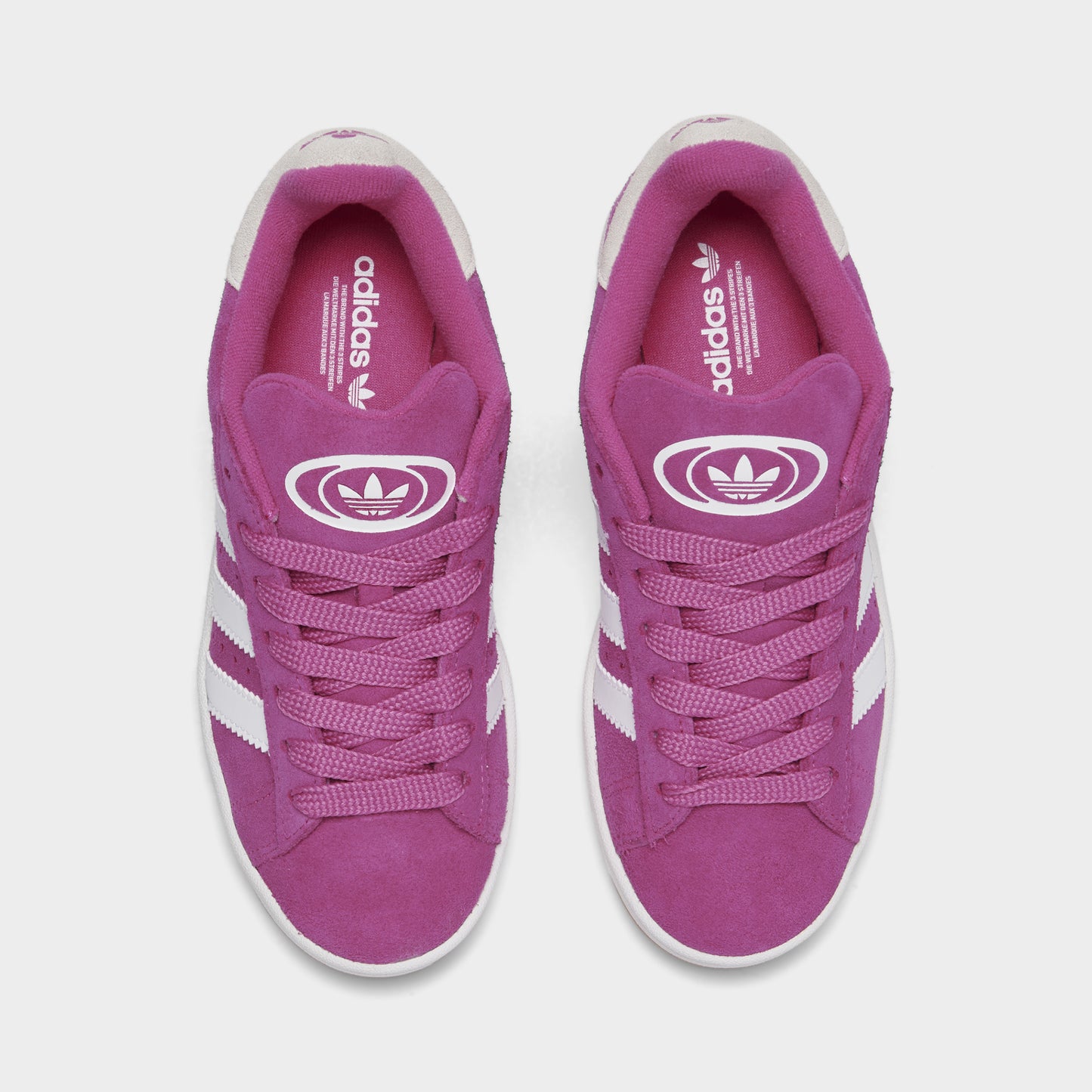adidas Junior Campus 00s Rose / Blanc - Gomme
